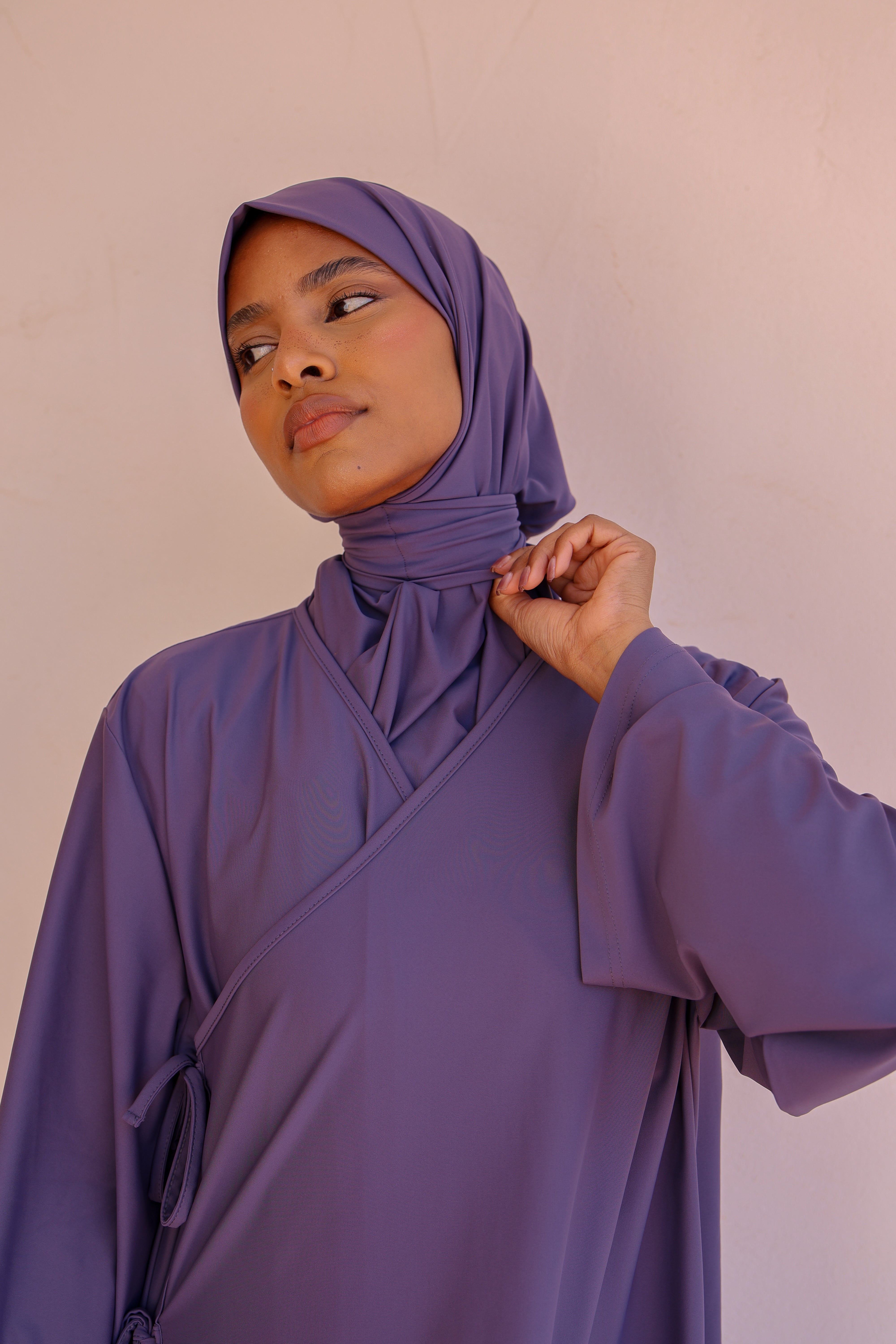 Burkini a noeud - Bleu PRÉCOMMANDE (expédition a partir du 3 juin)