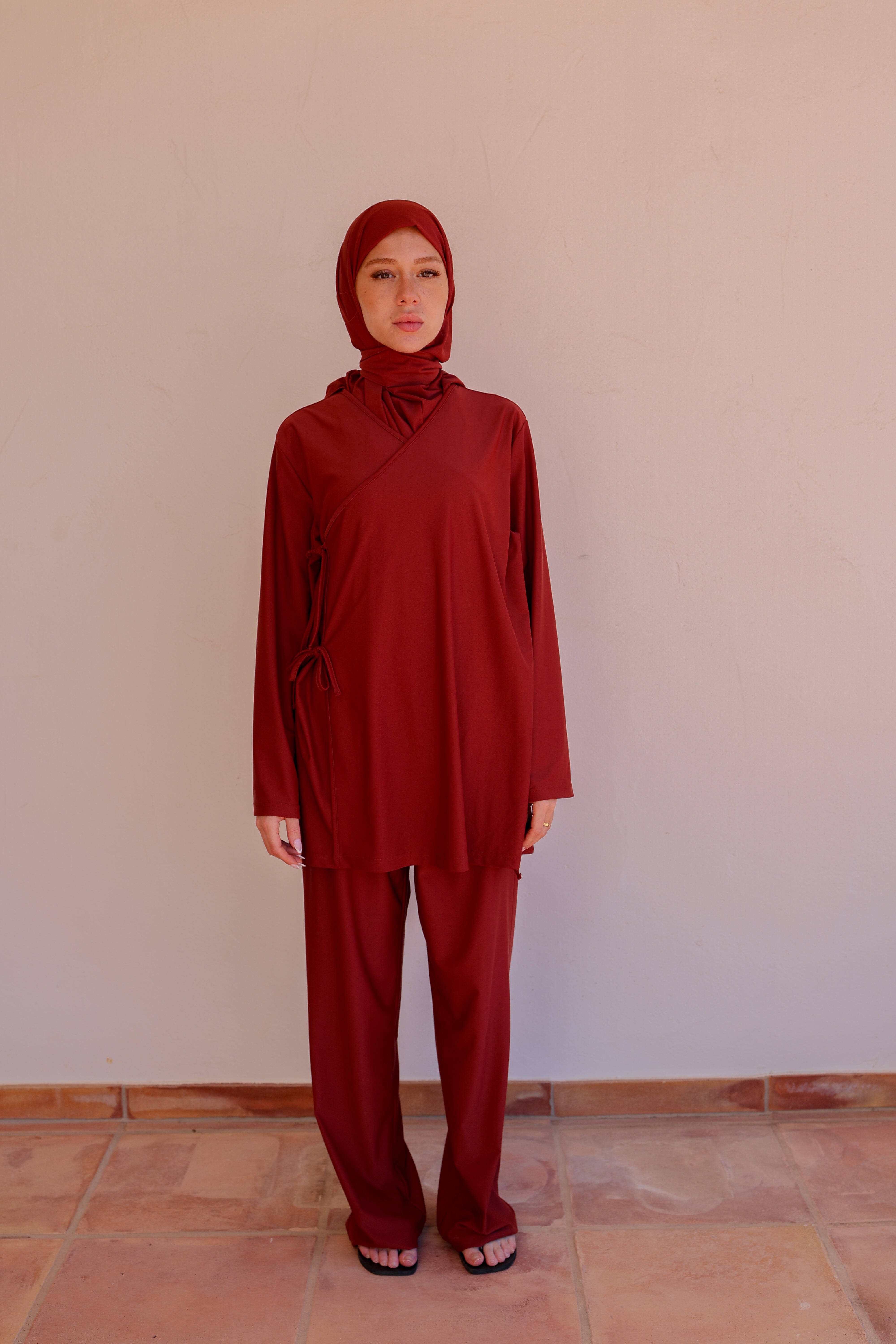 Burkini a noeud - Rust PRÉCOMMANDE (expédition a partir du 3 juin)
