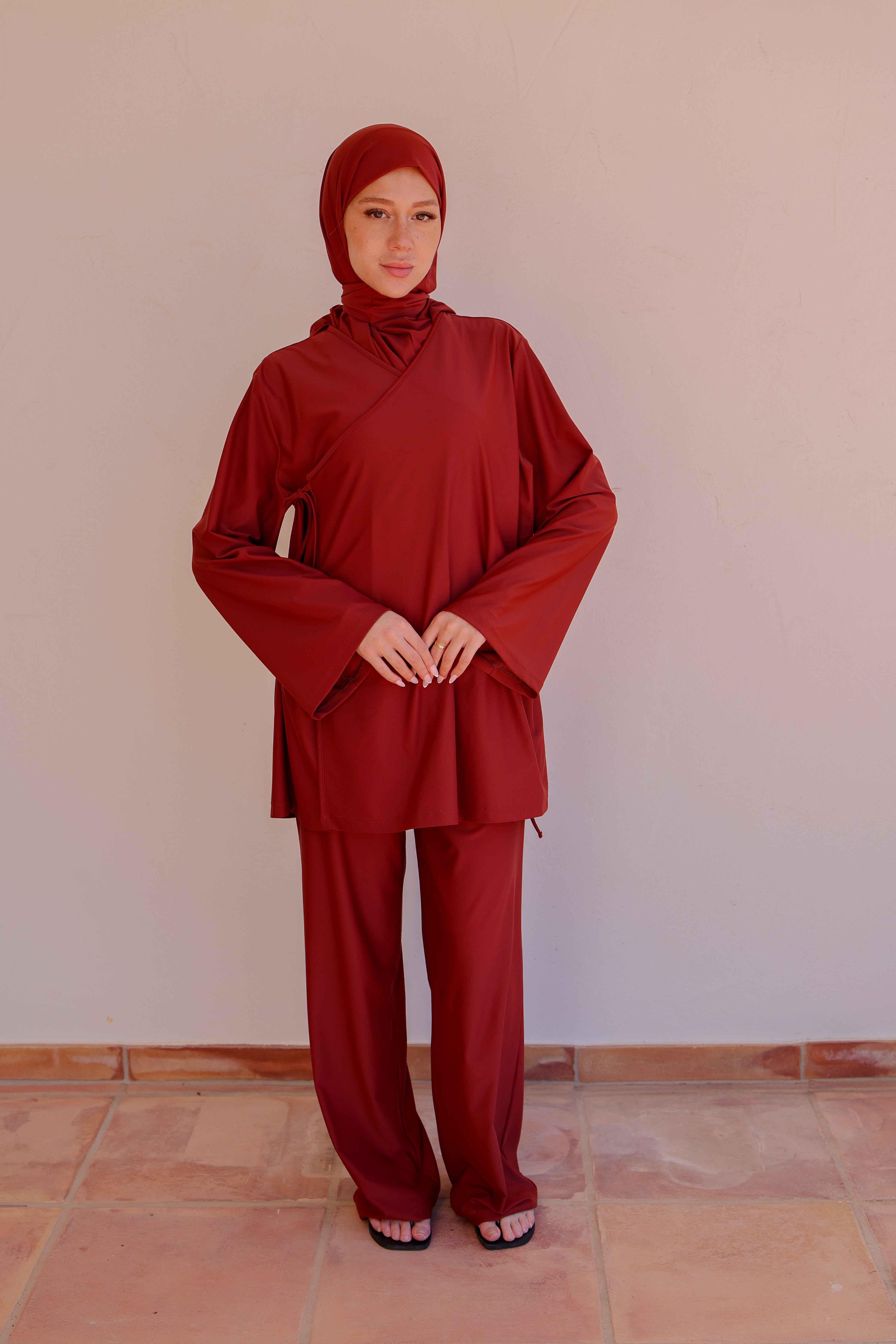 Burkini a noeud - Rust PRÉCOMMANDE (expédition a partir du 3 juin)