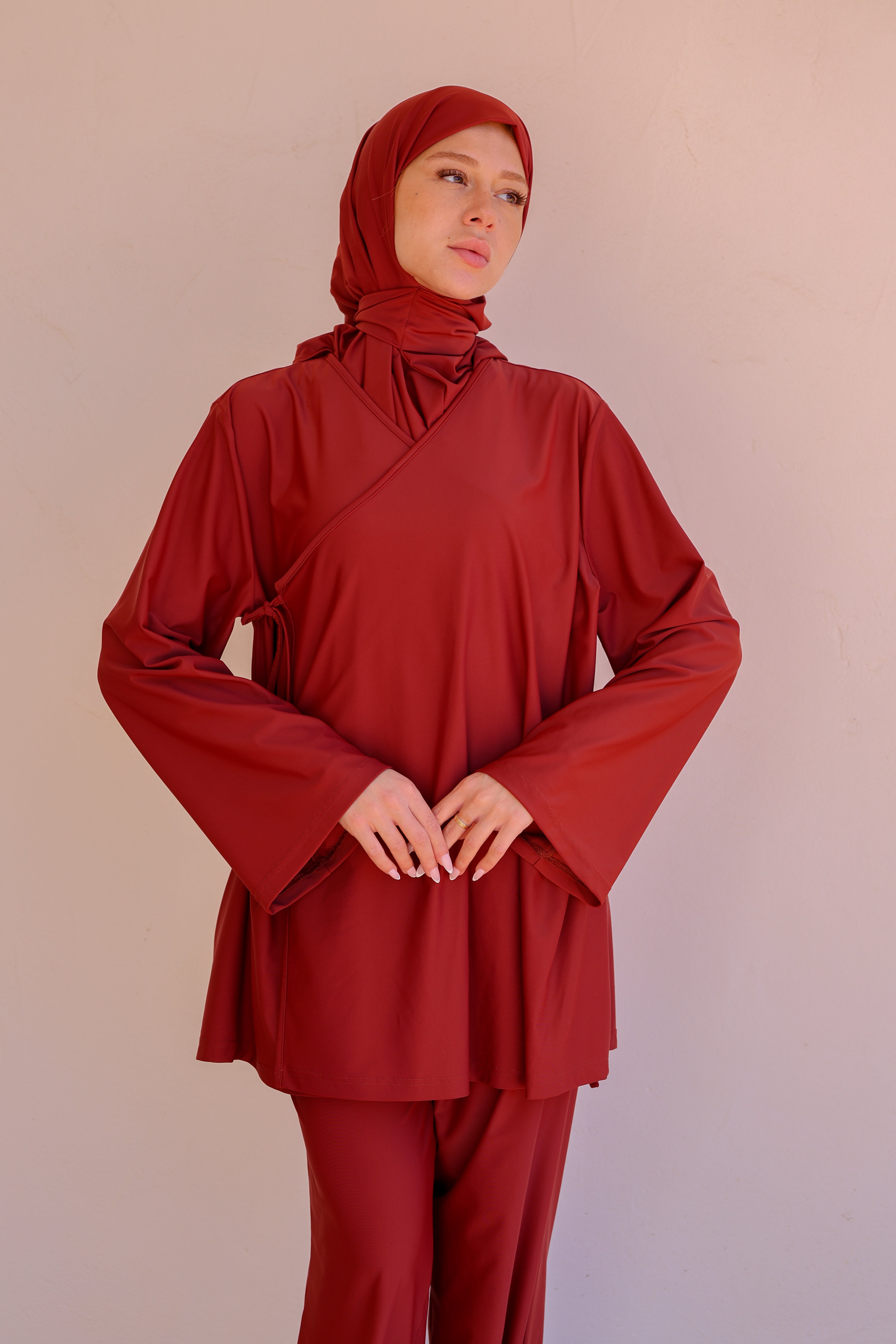 Burkini a noeud - Rust PRÉCOMMANDE (expédition a partir du 3 juin)