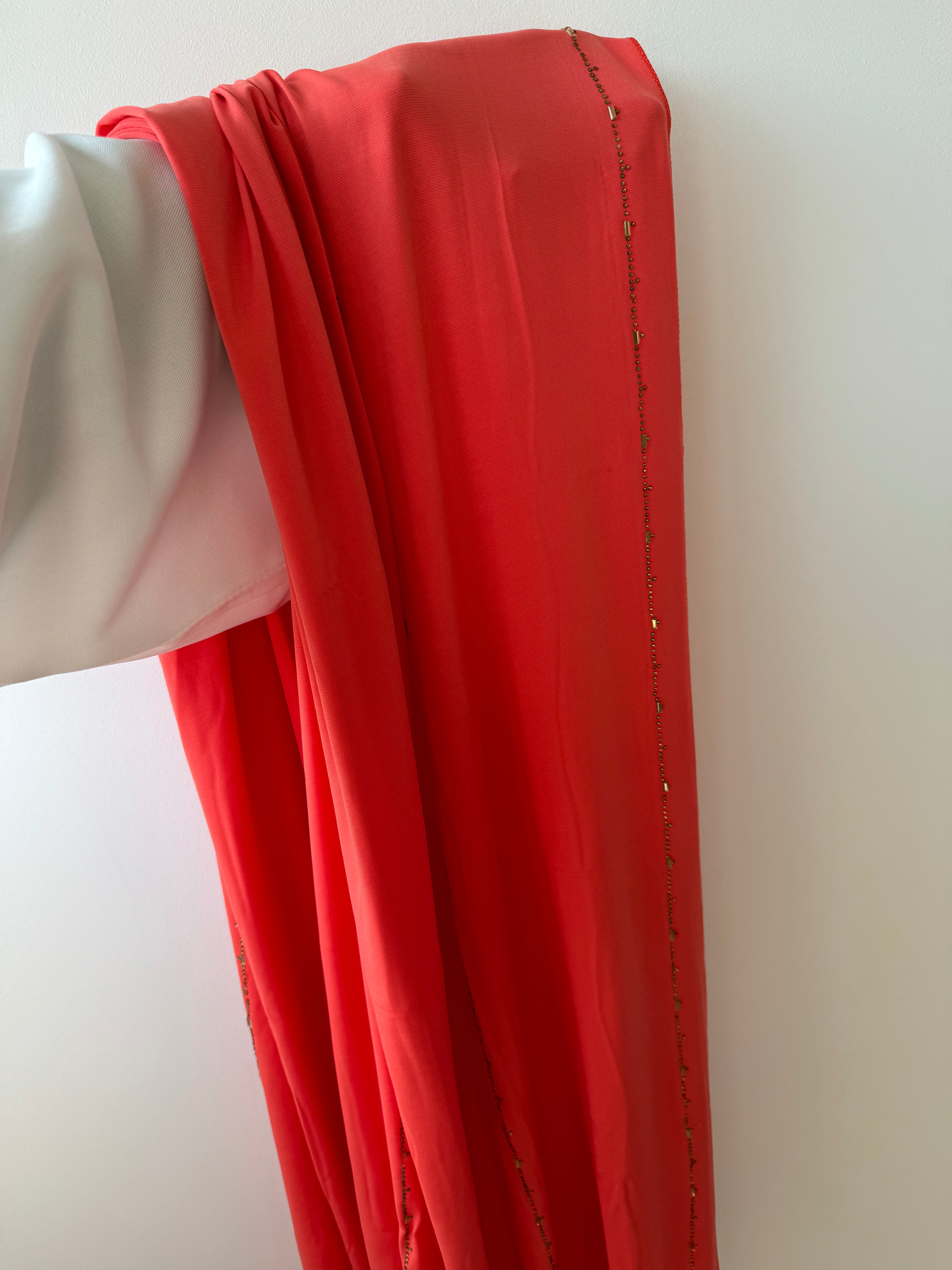 Premium jersey hijab with rhinestones
