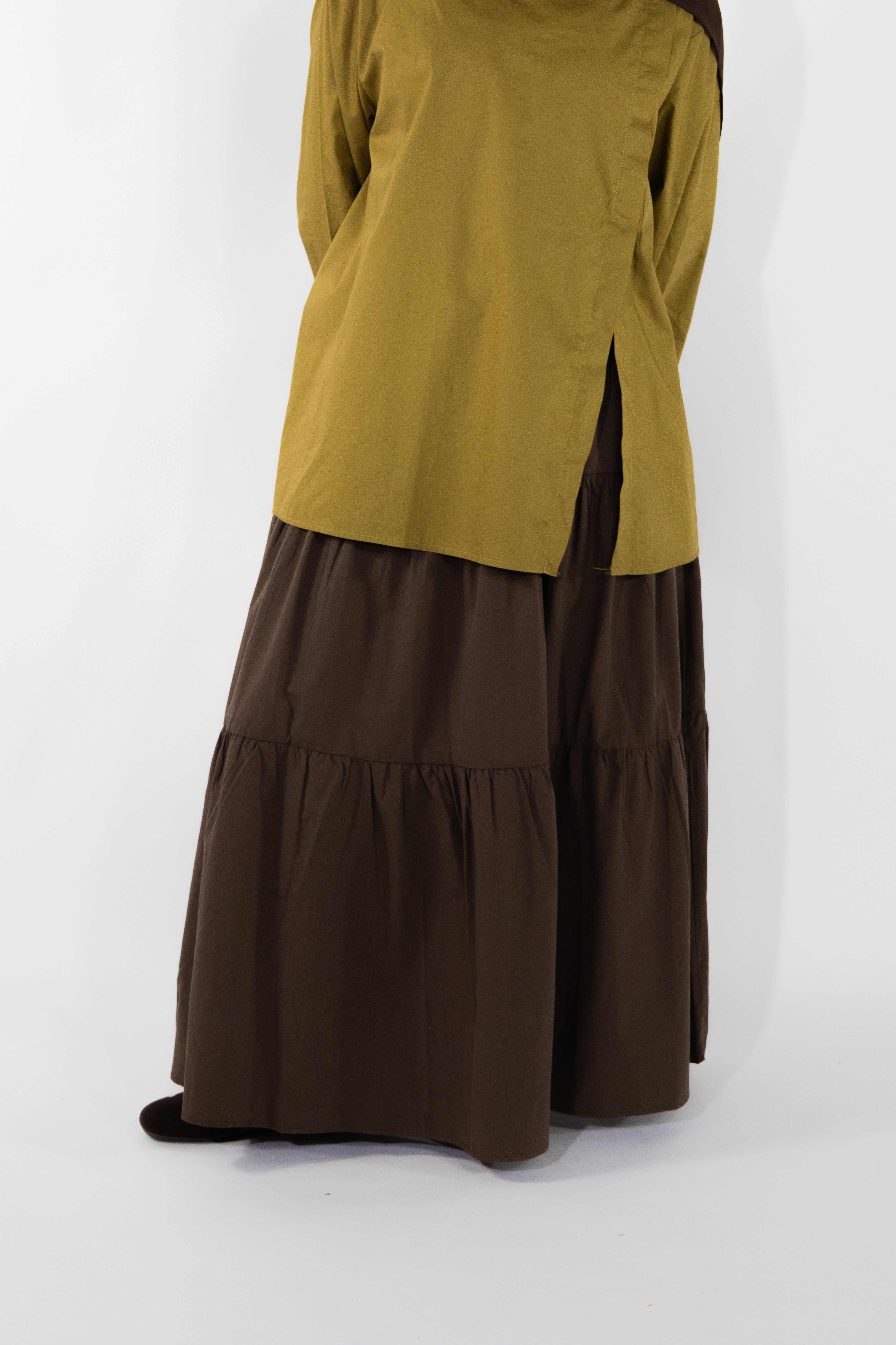 Jupe à volants - Chocolat