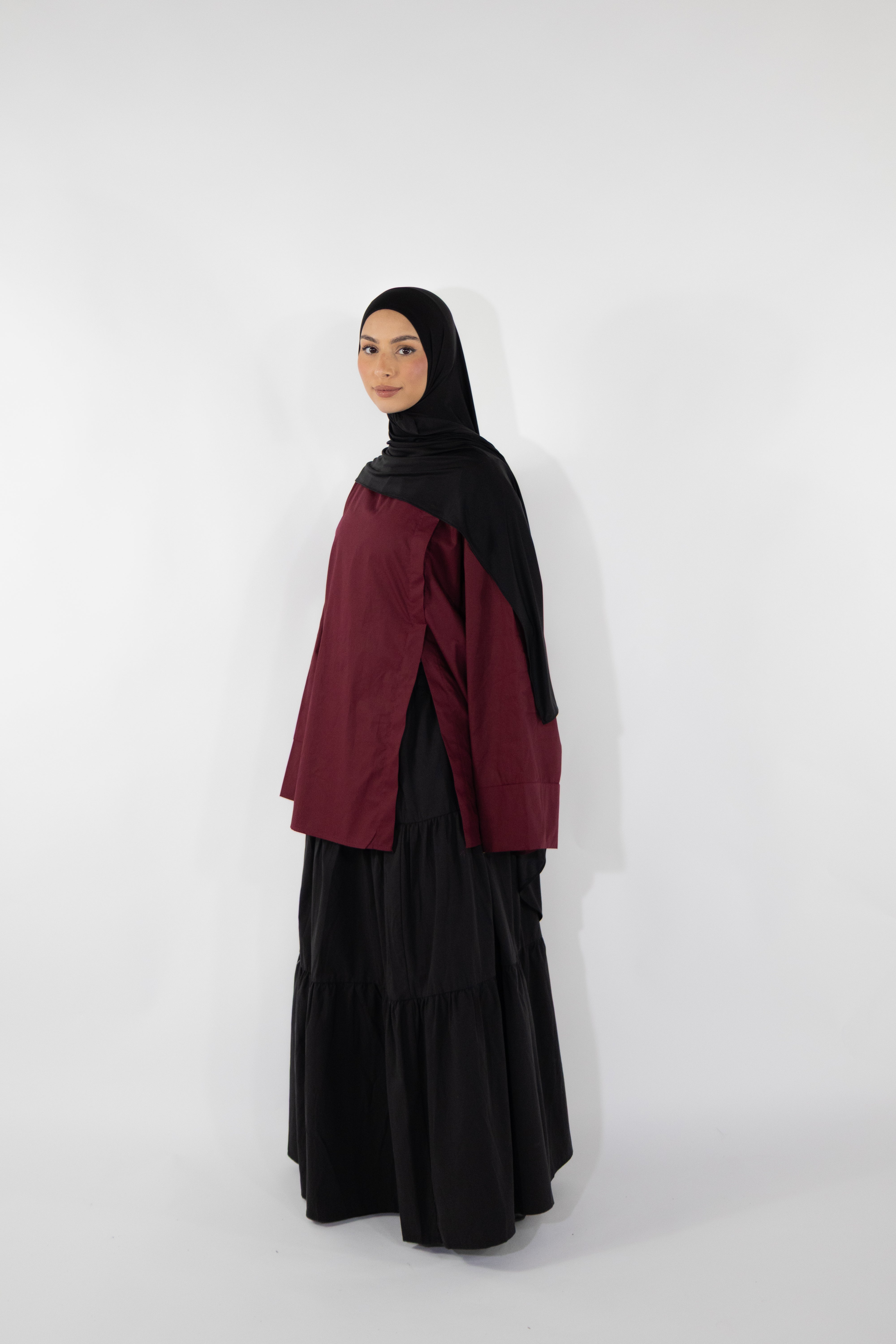 Jupe à volants - Noir