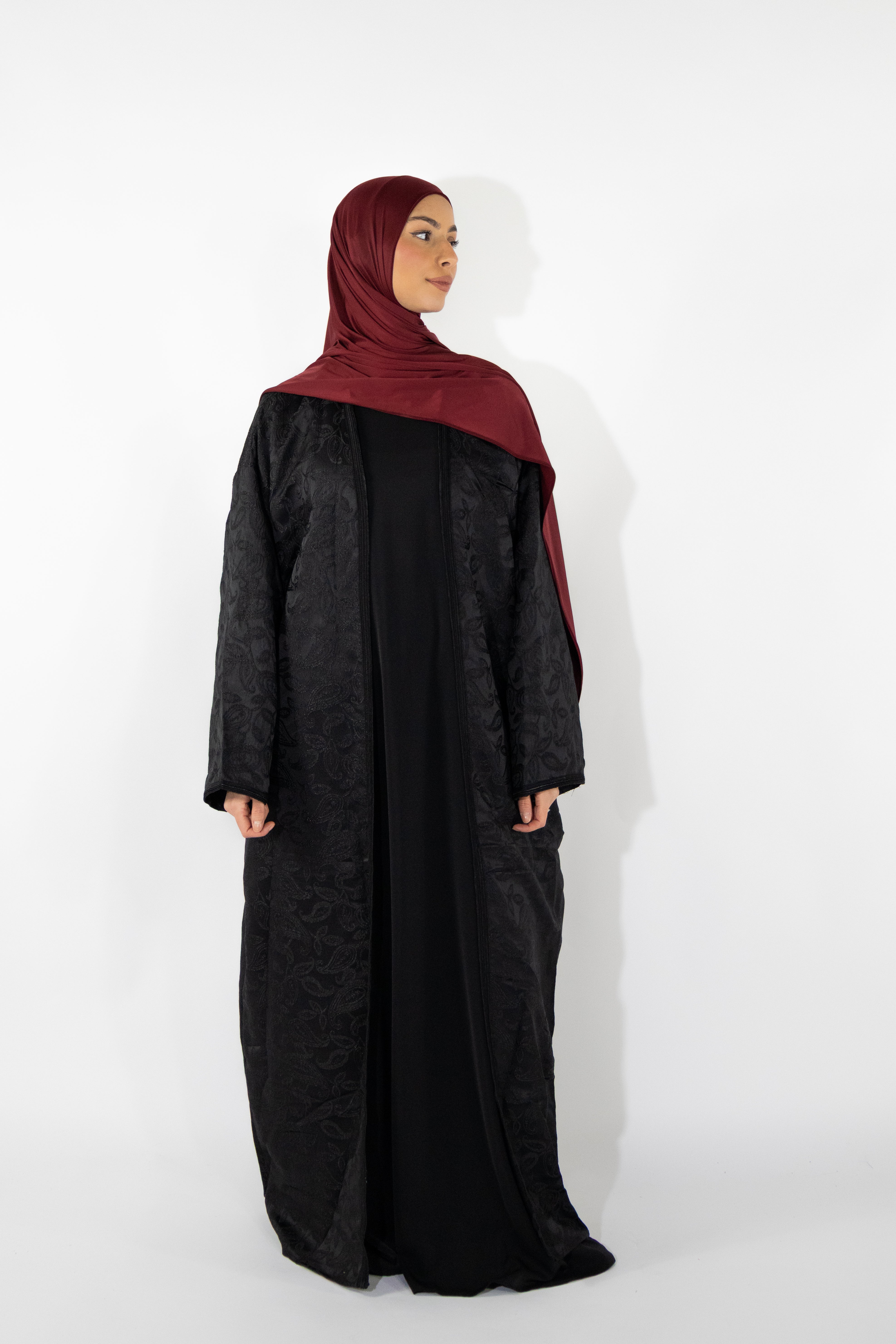 Sous-abaya ajustable - Noire