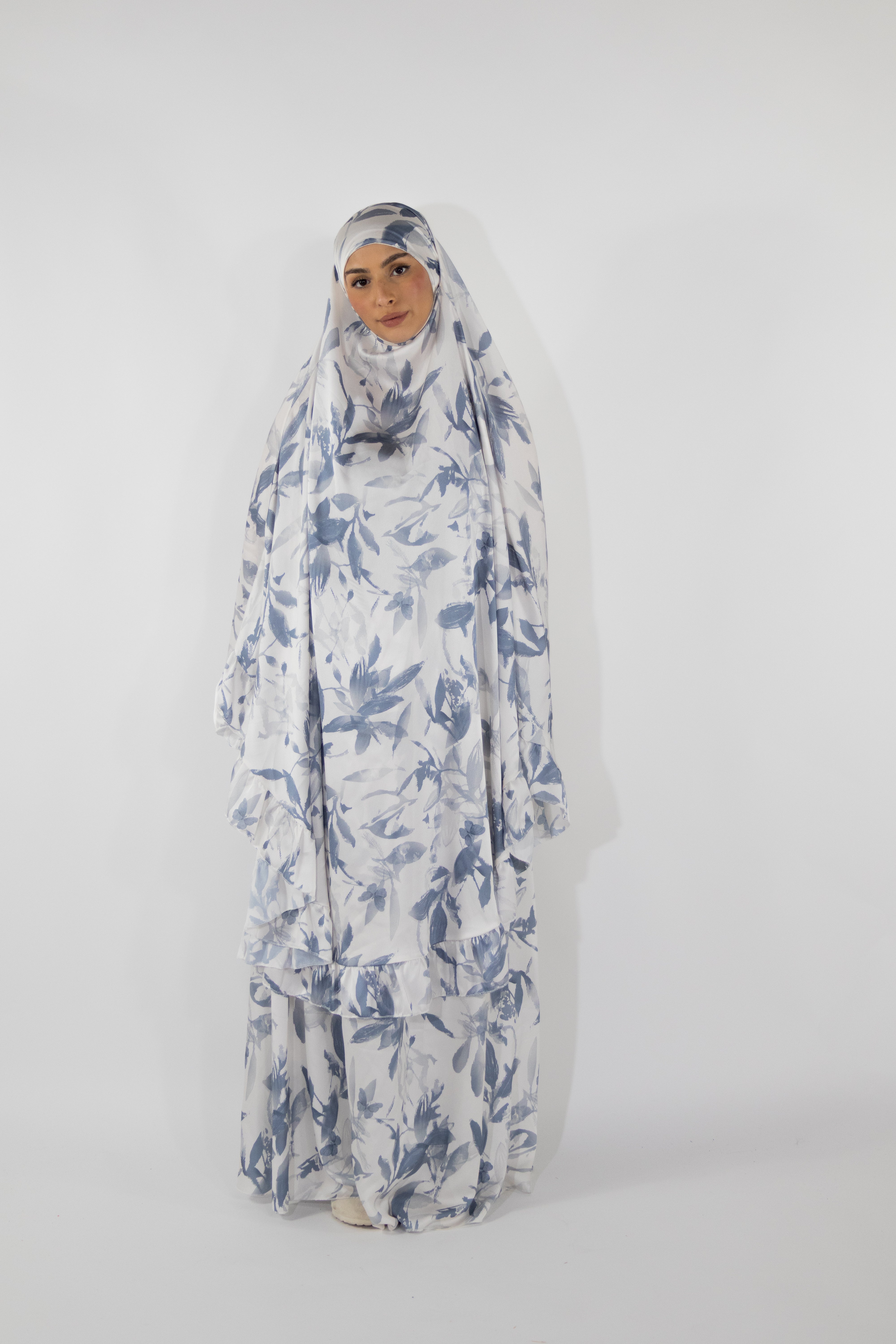 Ensemble de prière satiné à motifs