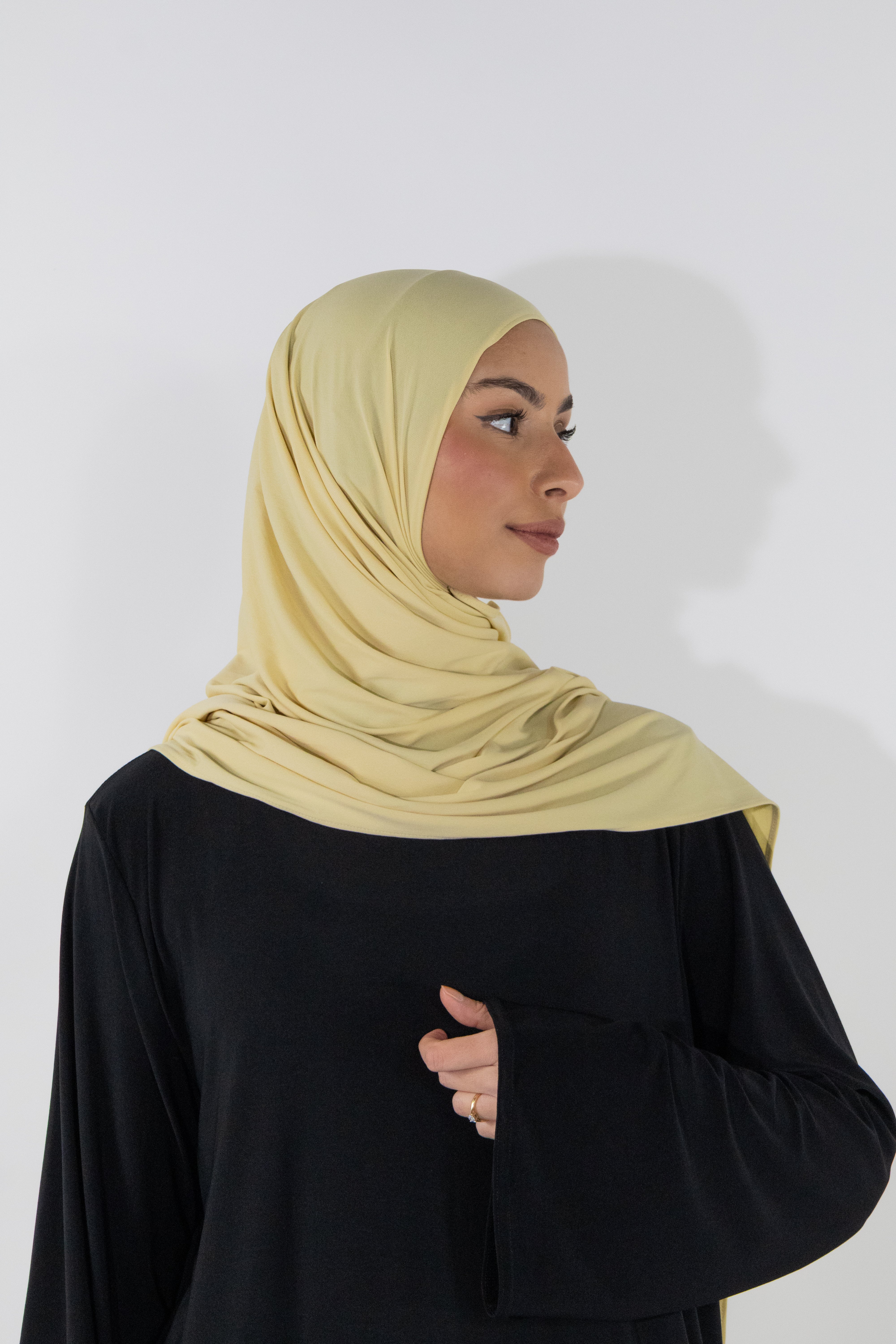 Hijab en jersey premium - Mimosa