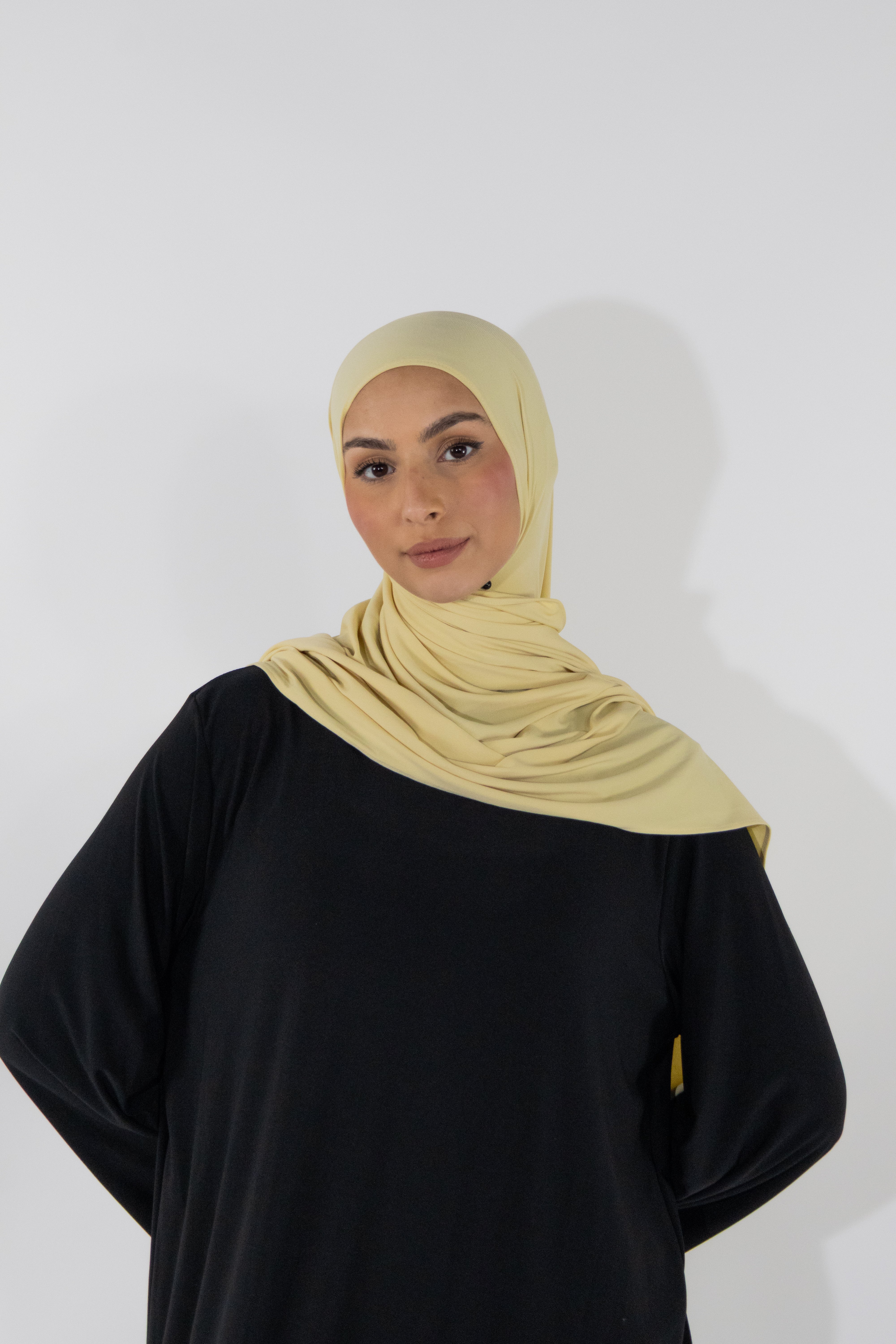Hijab en jersey premium - Mimosa