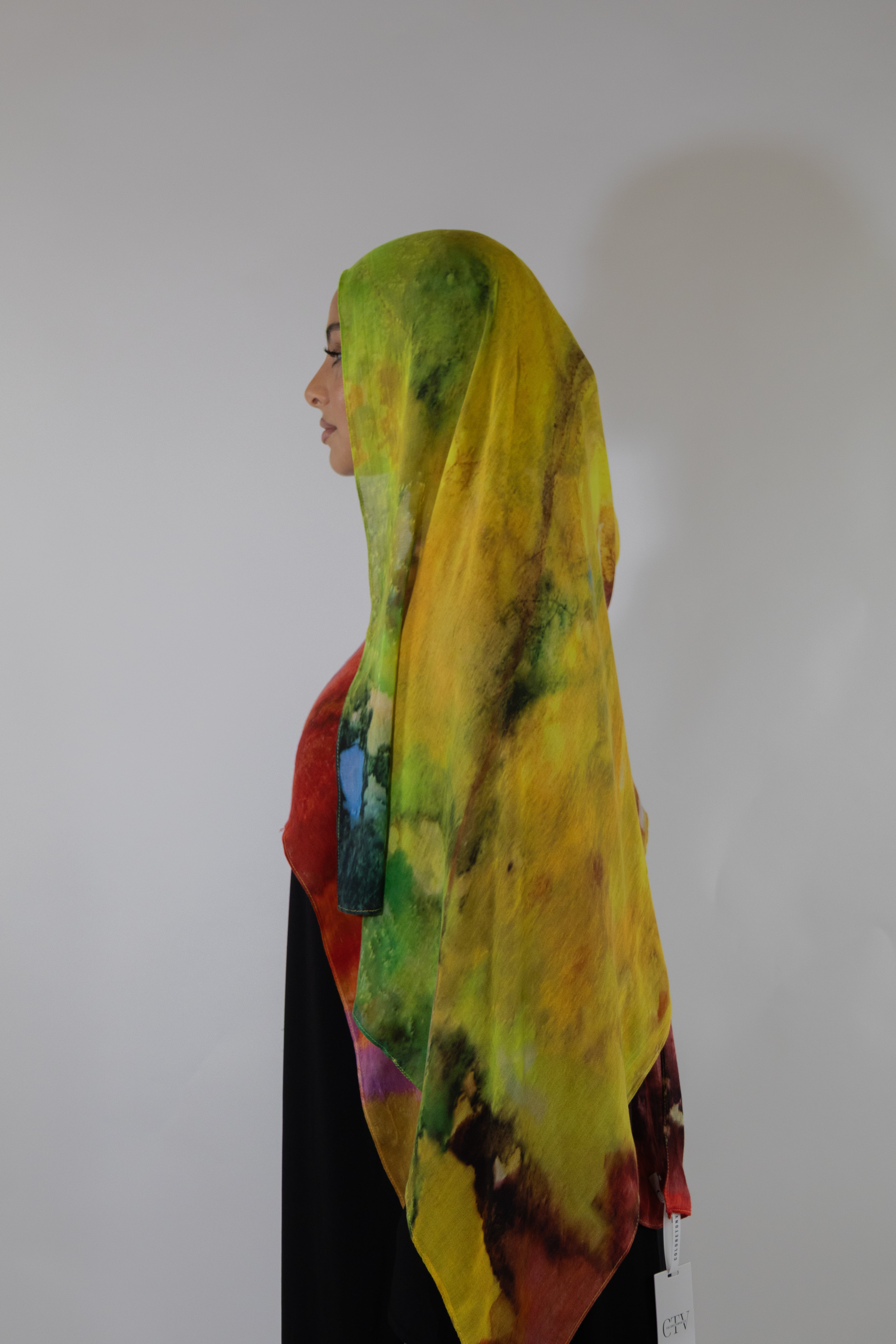 Hijab modal imprimé - Sunset
