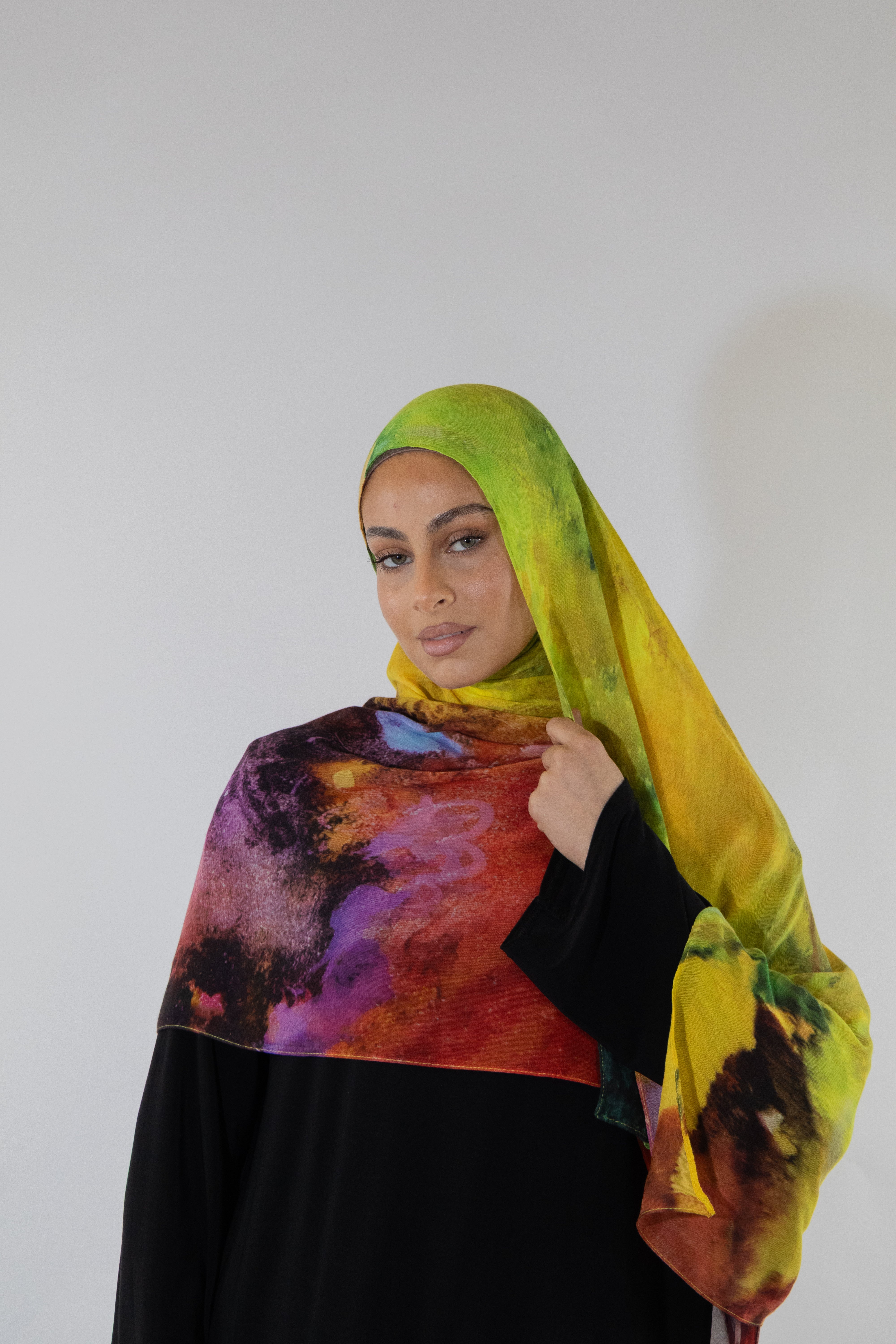 Hijab modal imprimé - Sunset