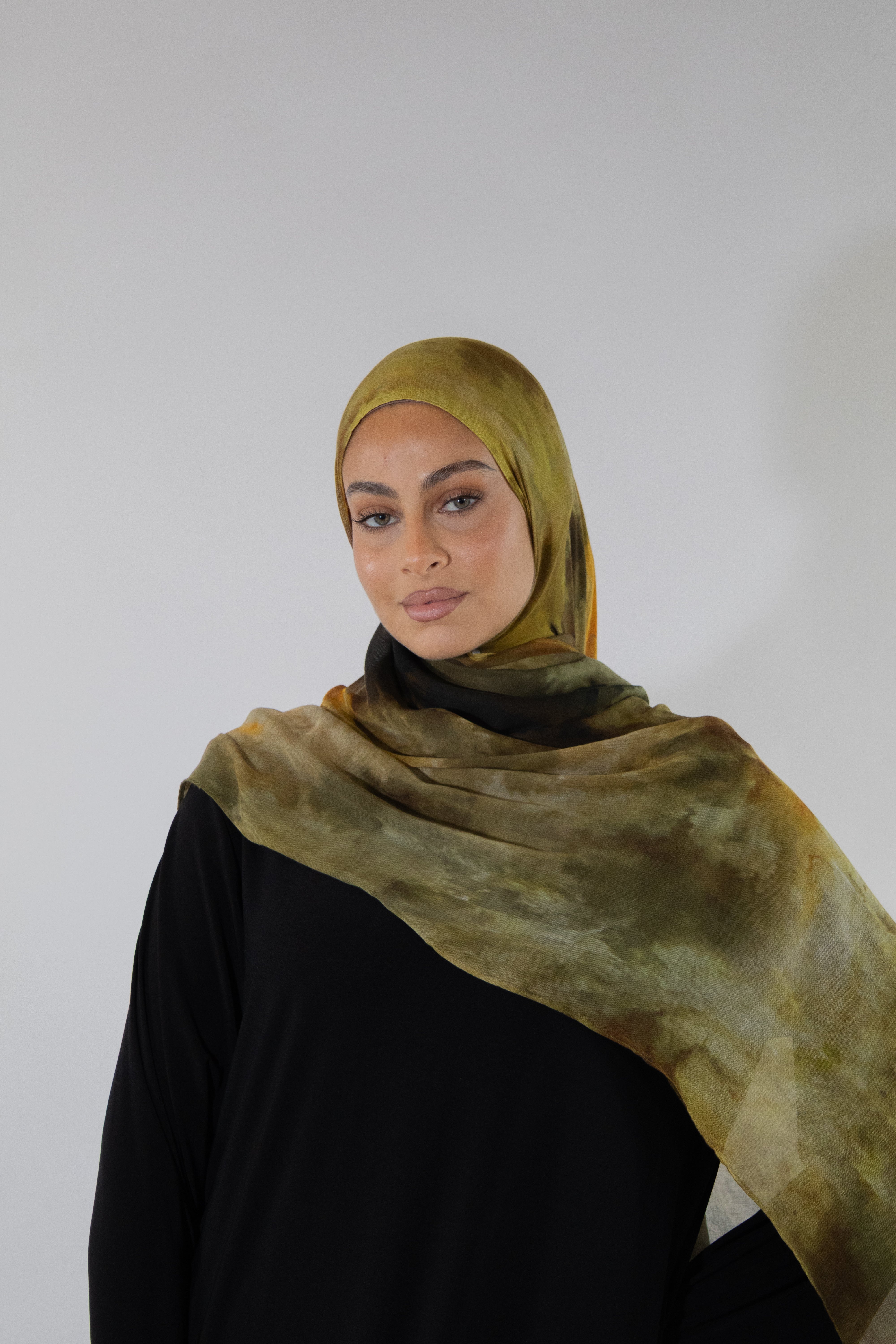 Hijab modal imprimé - Moss