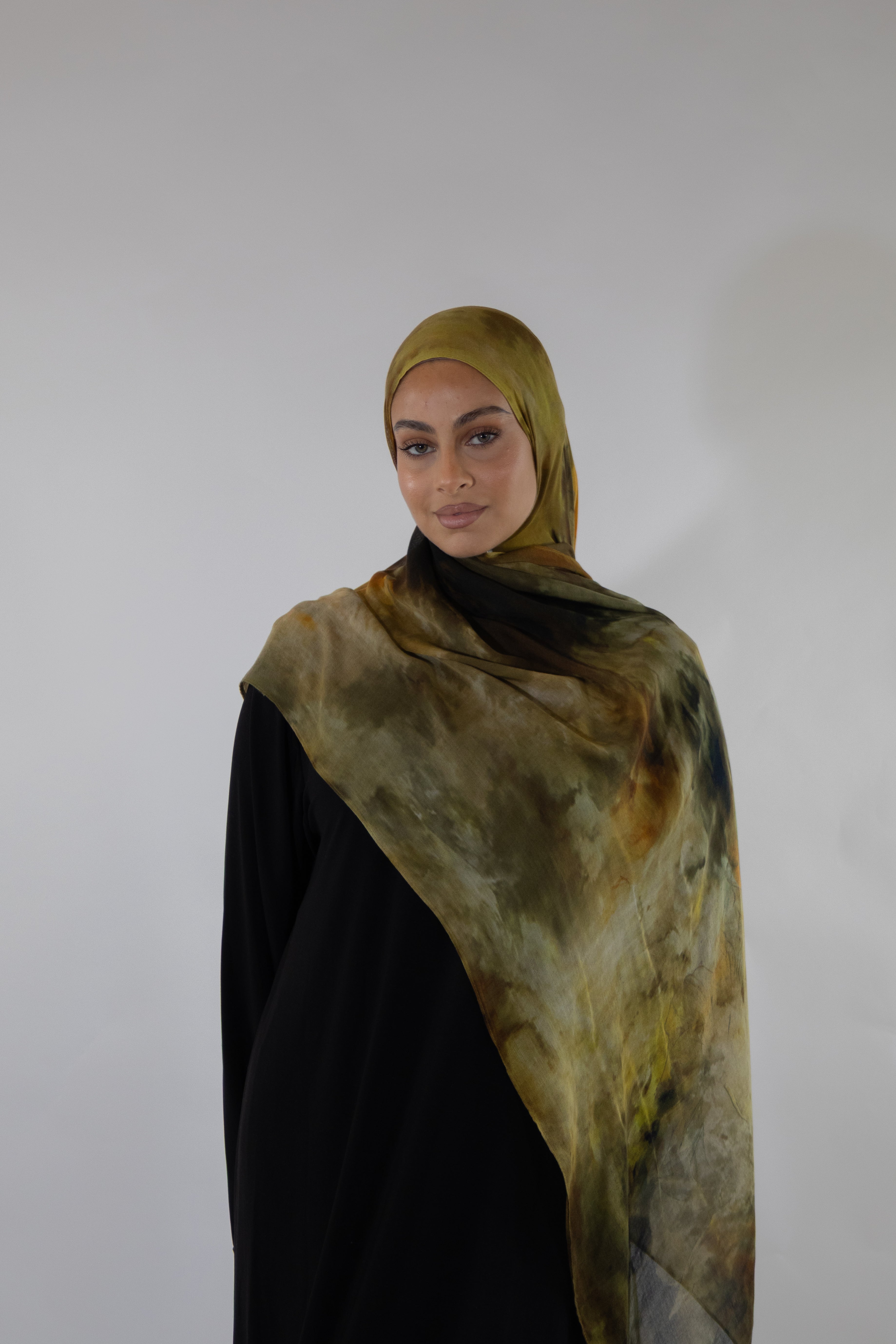 Hijab modal imprimé - Moss