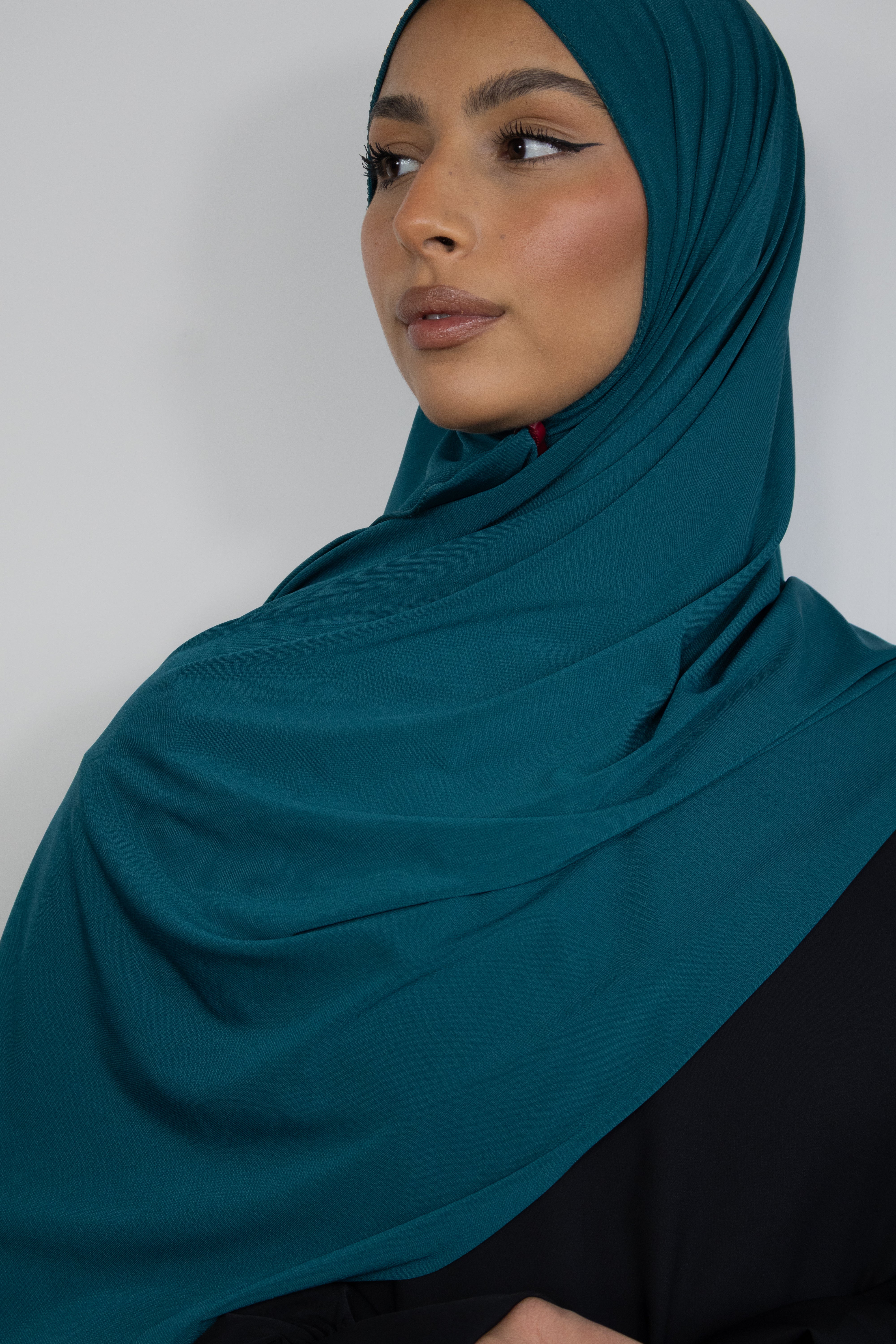 Premium jersey hijab 75x200cm - Teal