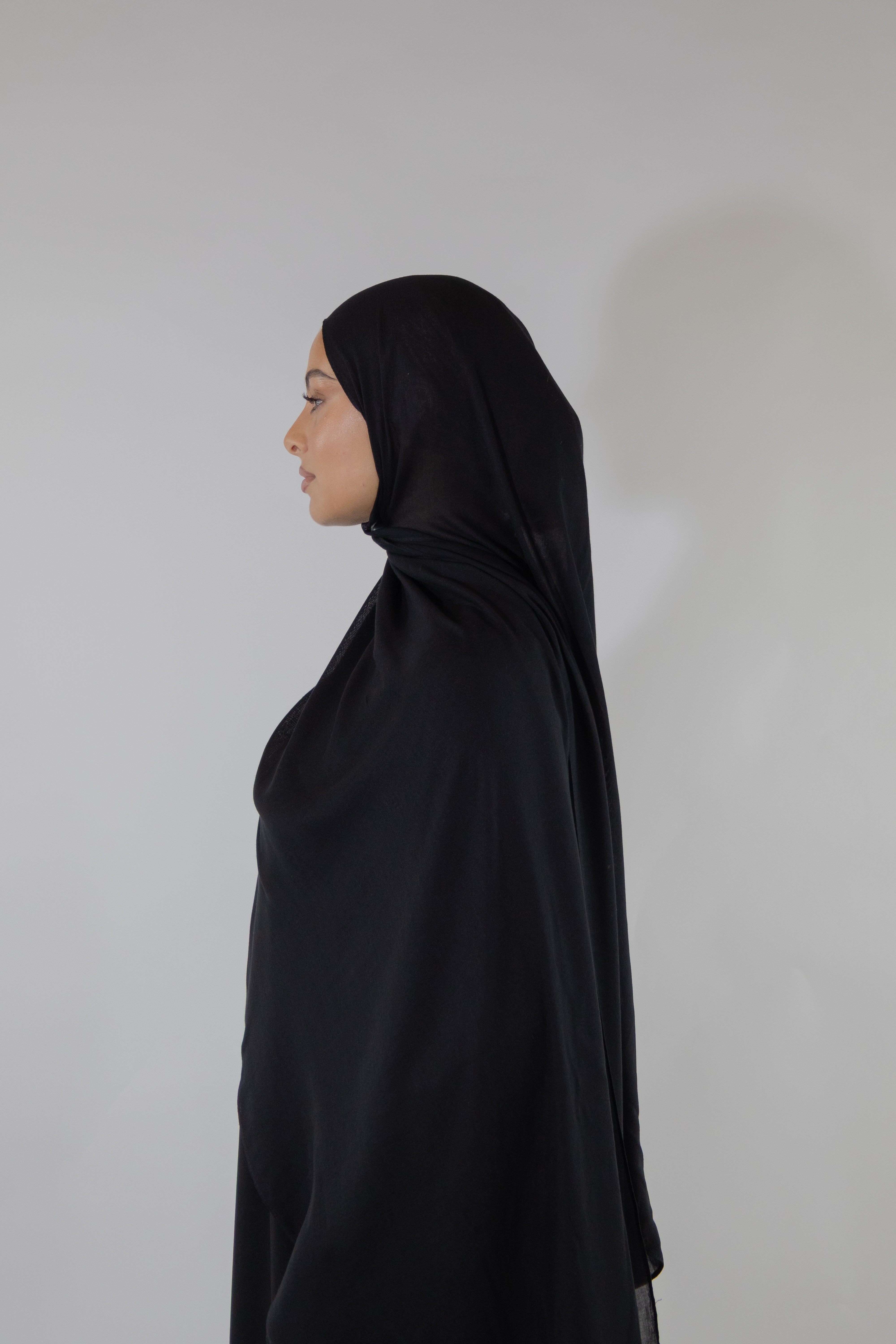 Hijab en modal - Black