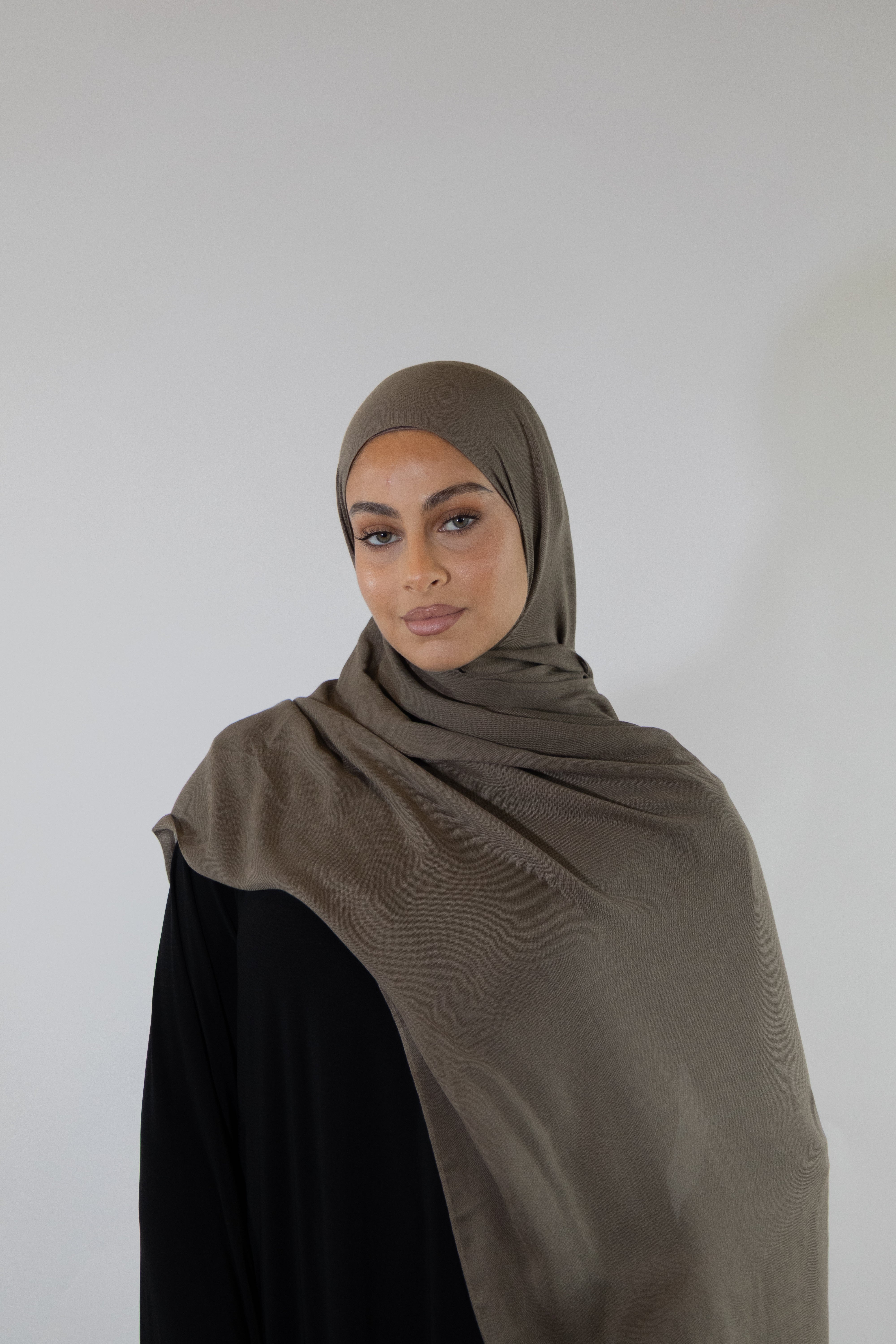 Hijab en modal - Taupe
