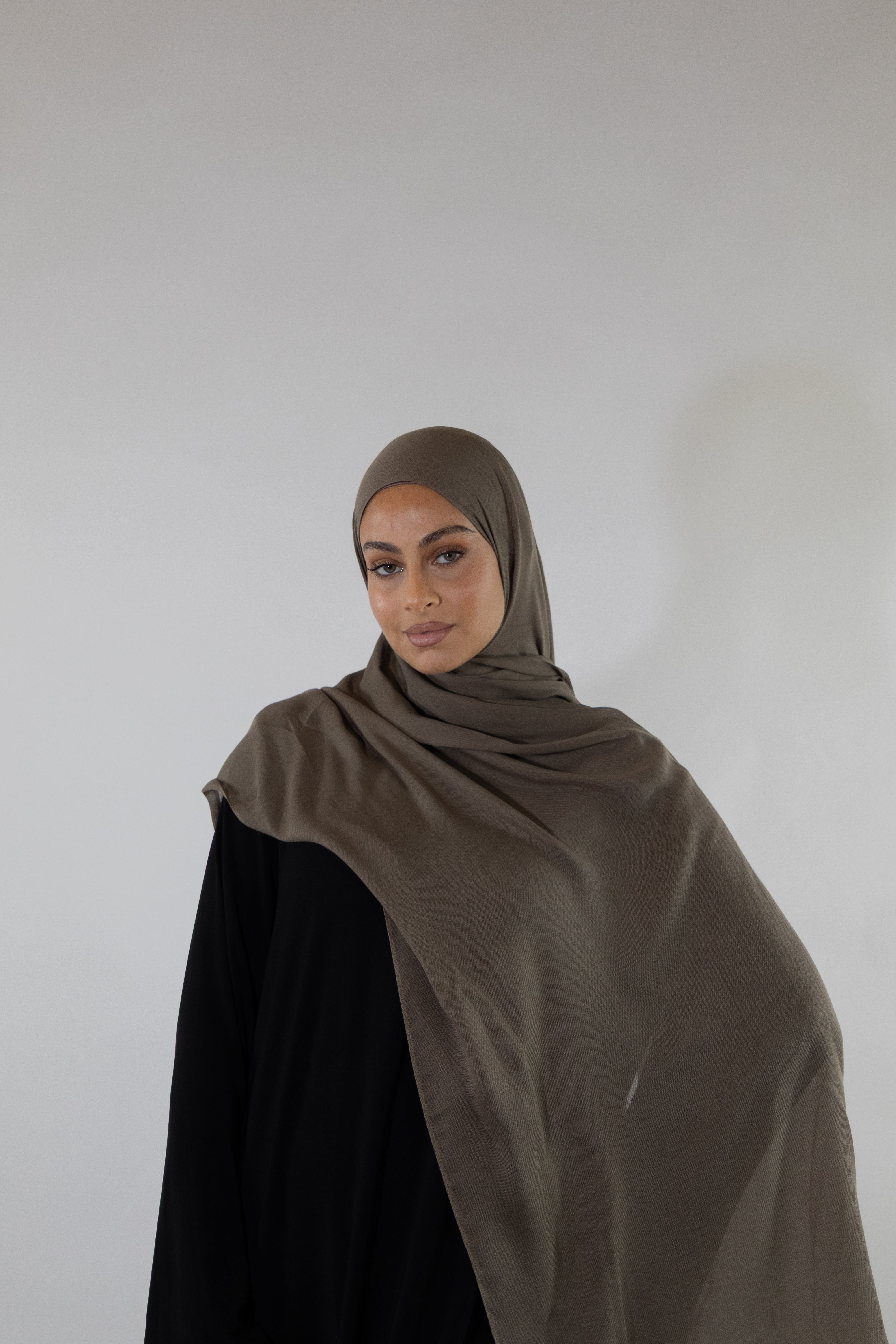 Hijab en modal - Taupe