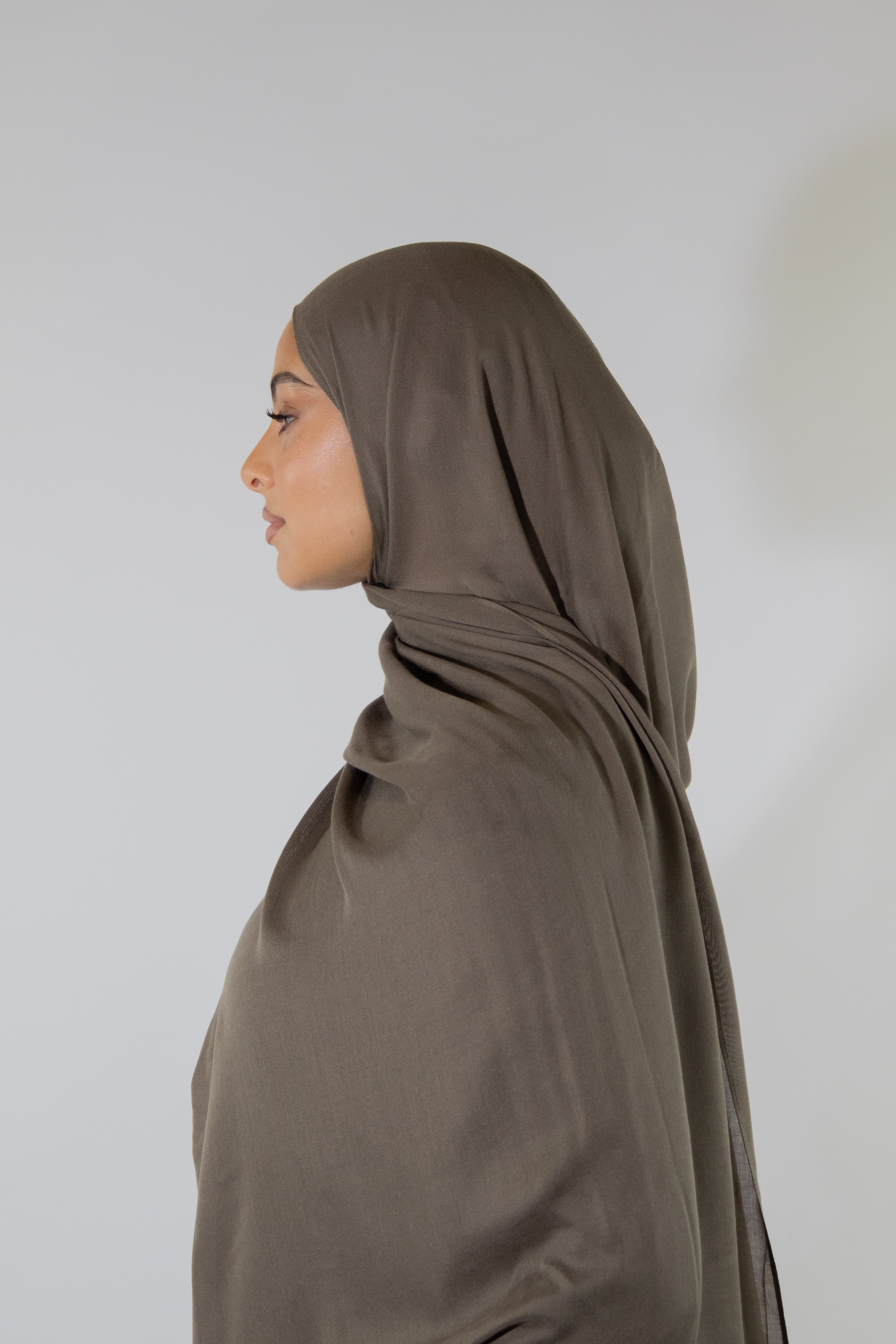 Hijab en modal - Taupe
