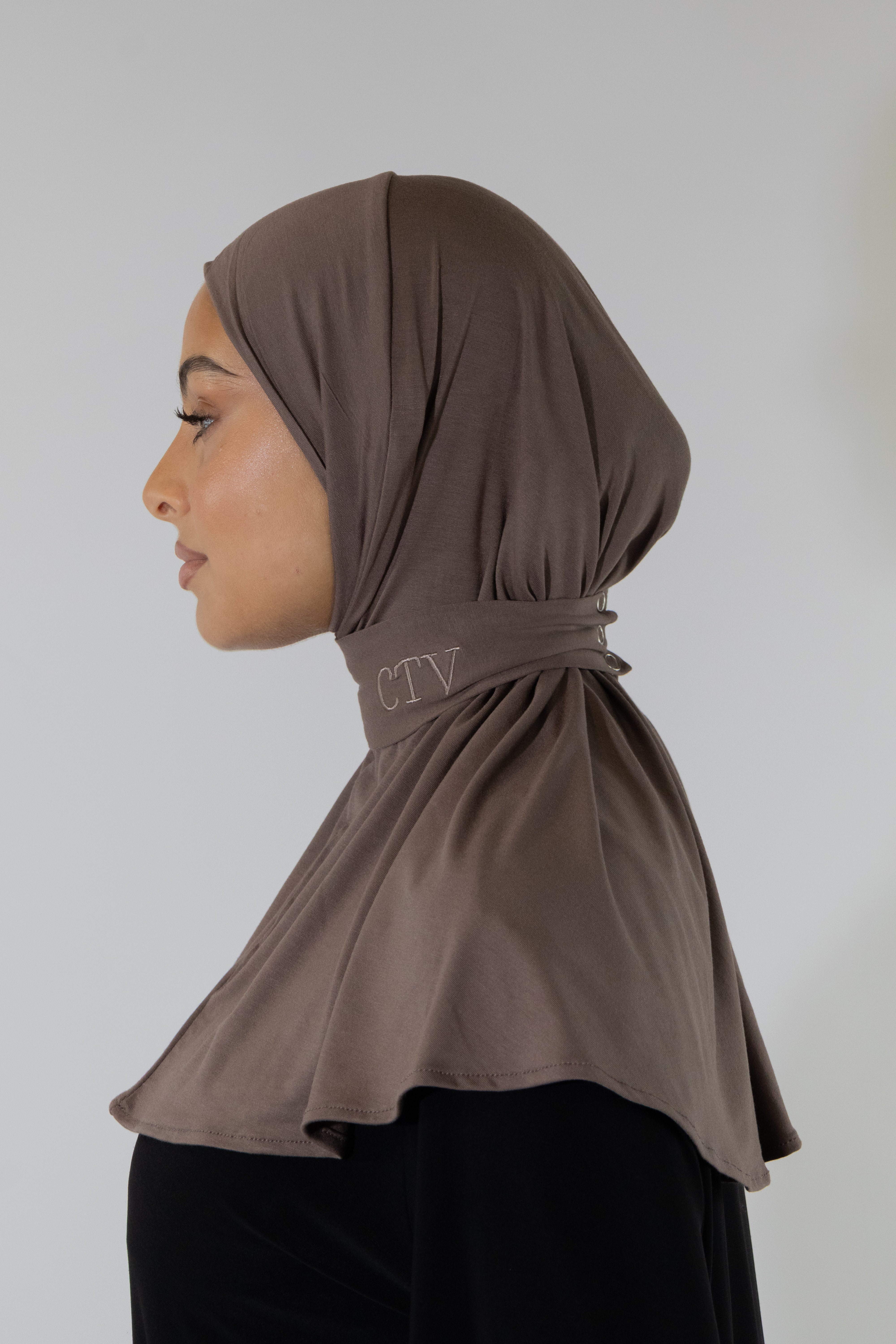 Cagoule en bamboo - Taupe