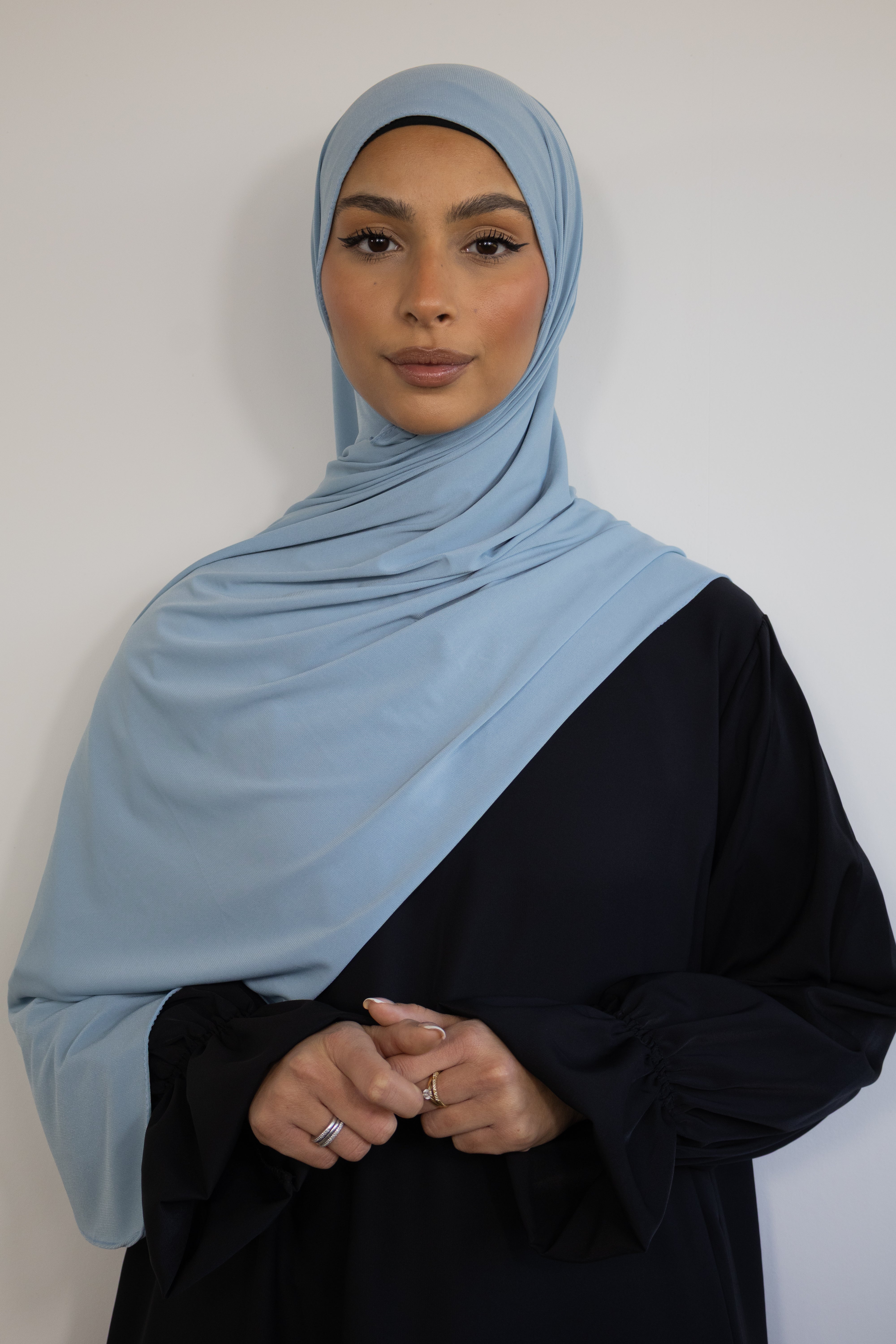 Hijab jersey premium 75x200cm - Baby blue