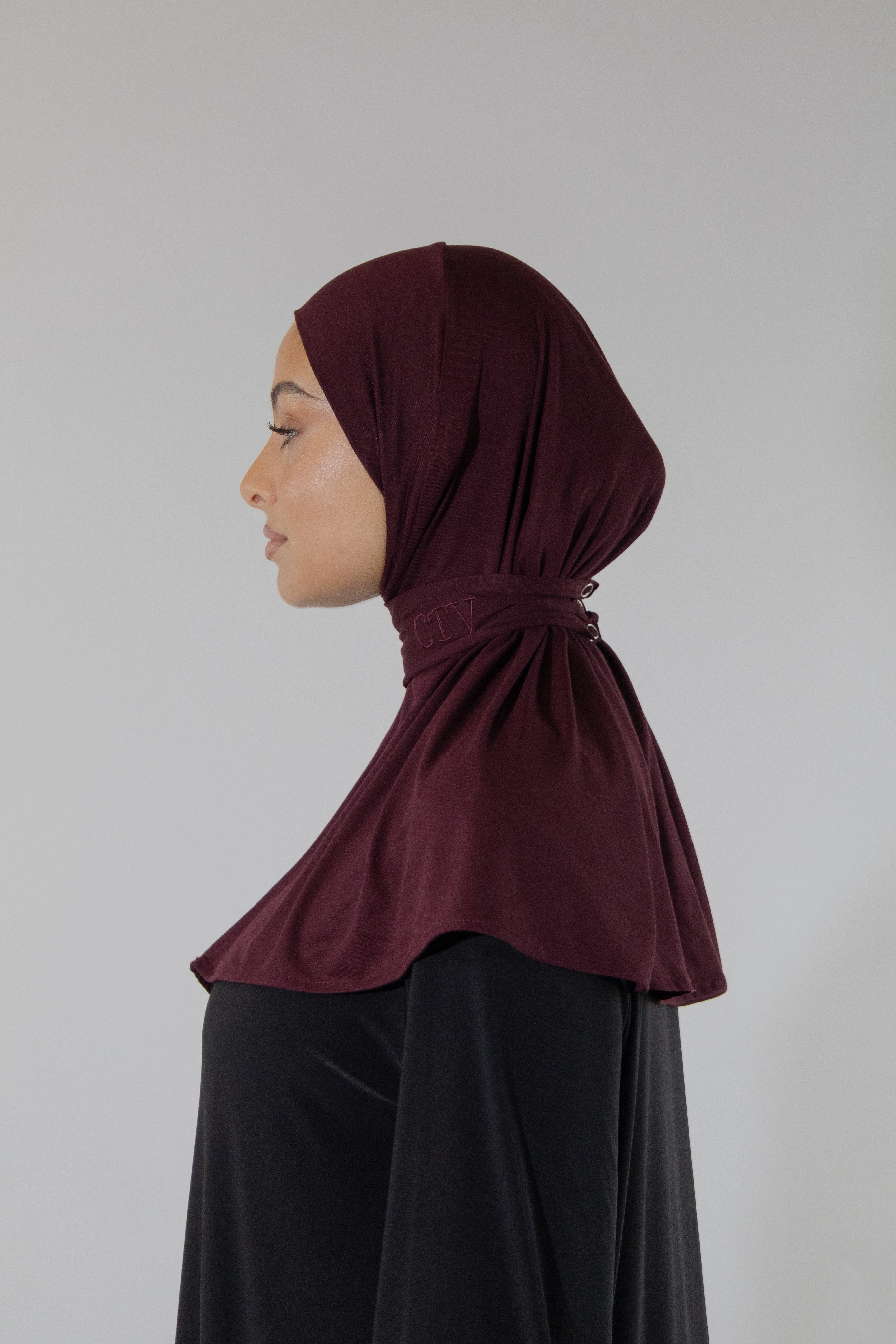 Cagoule en bamboo - Plum