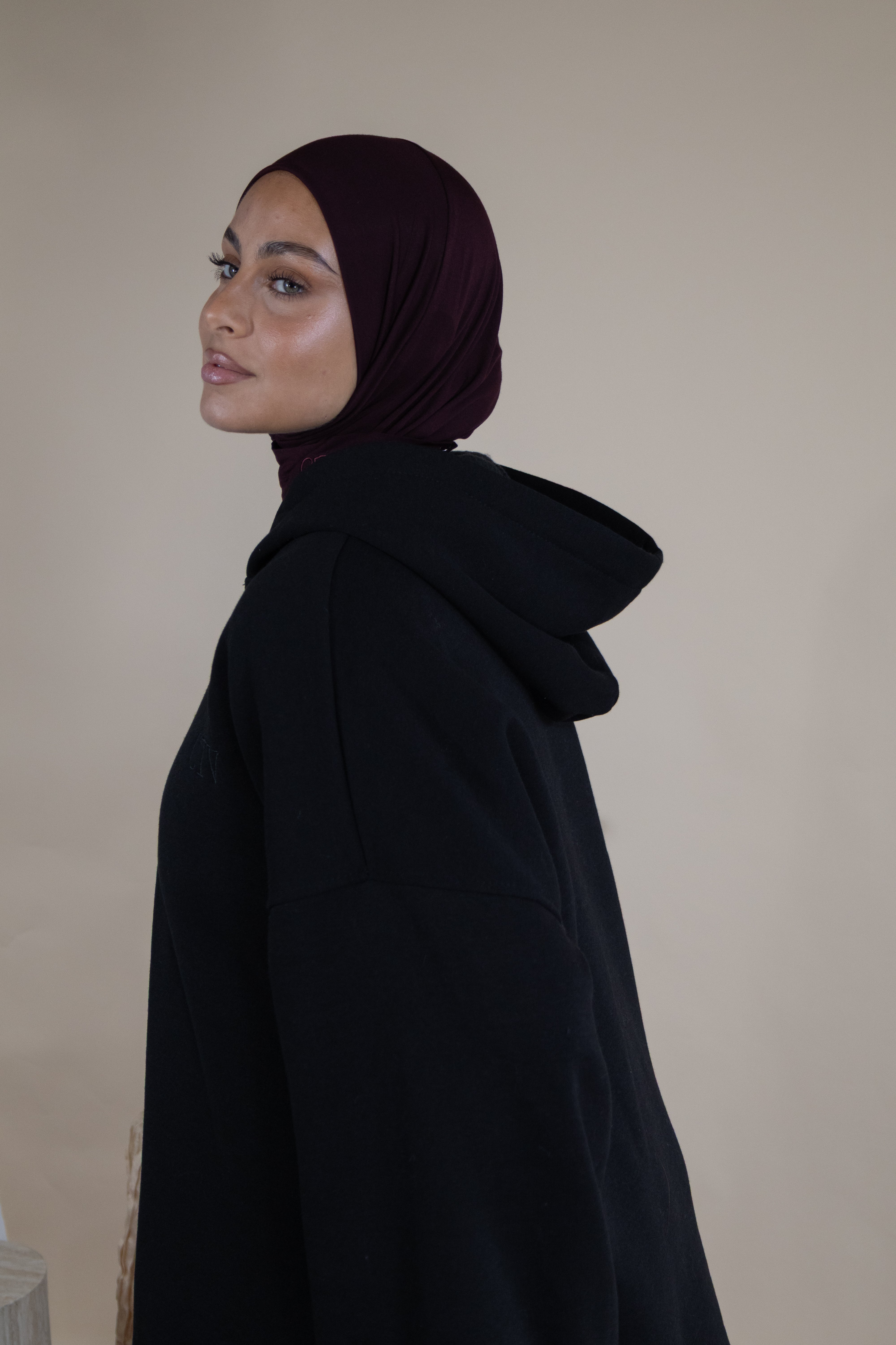 Cagoule en bamboo - Plum