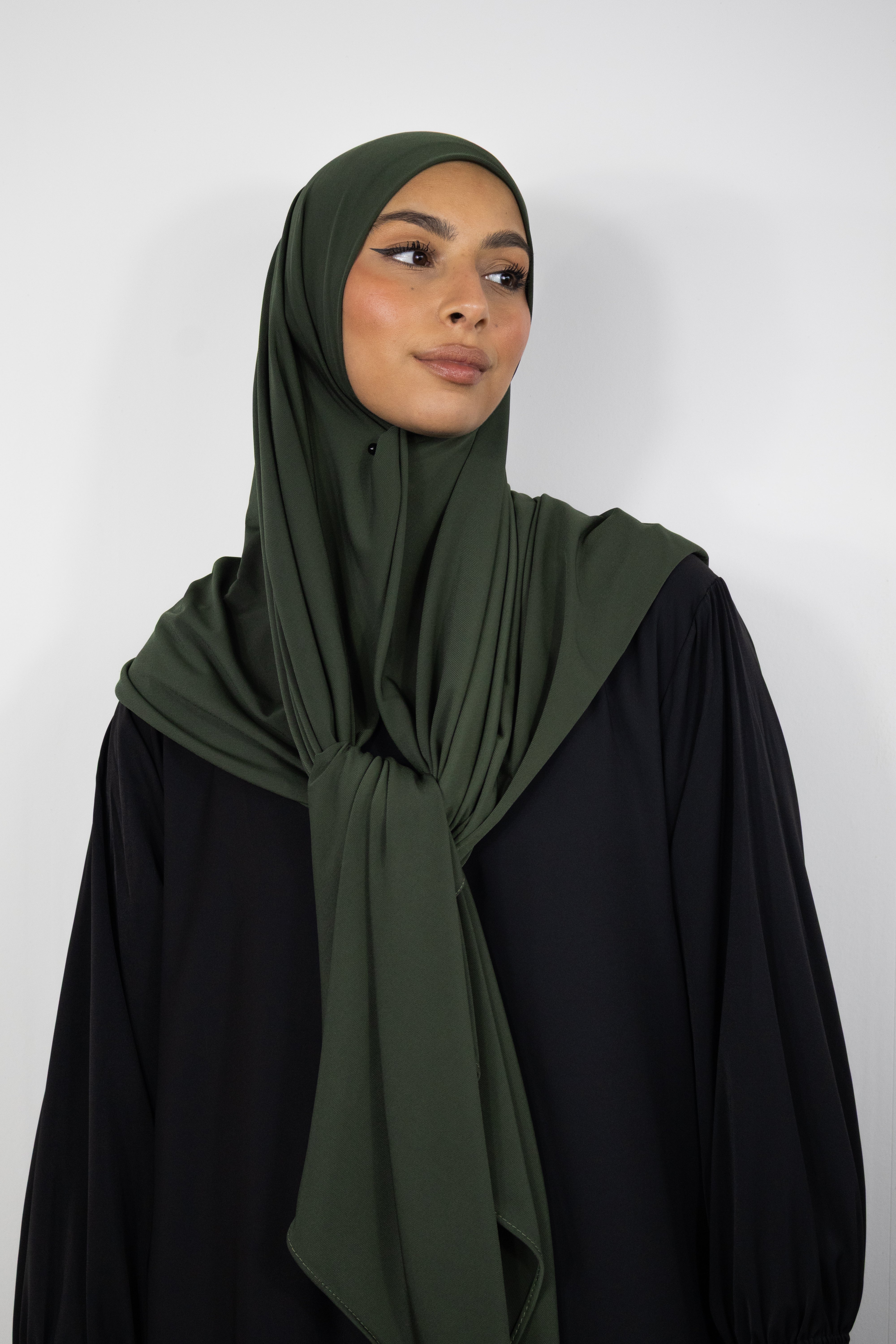 Hijab jersey premium 150x150cm - Army