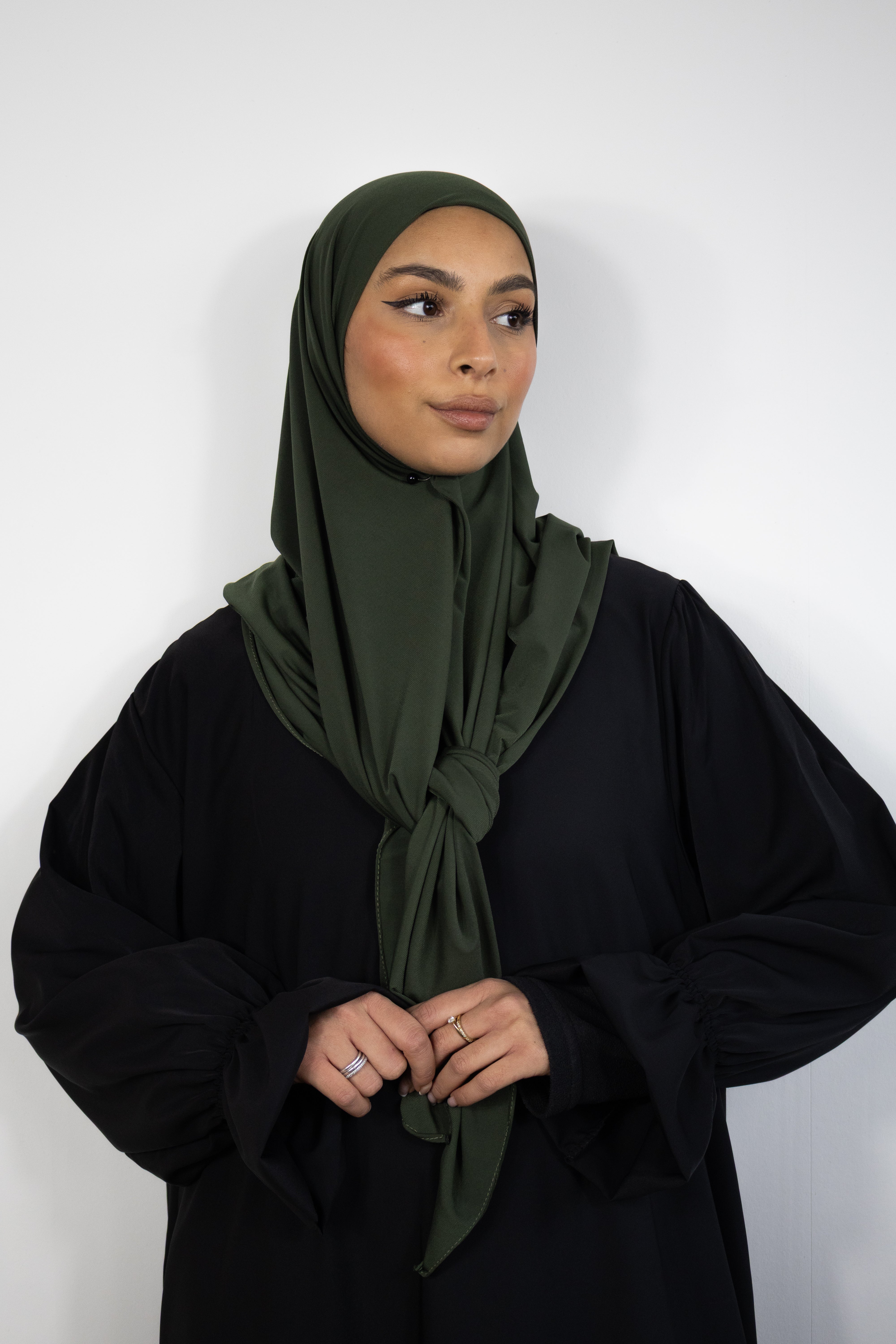 Hijab jersey premium 120x120cm - Army