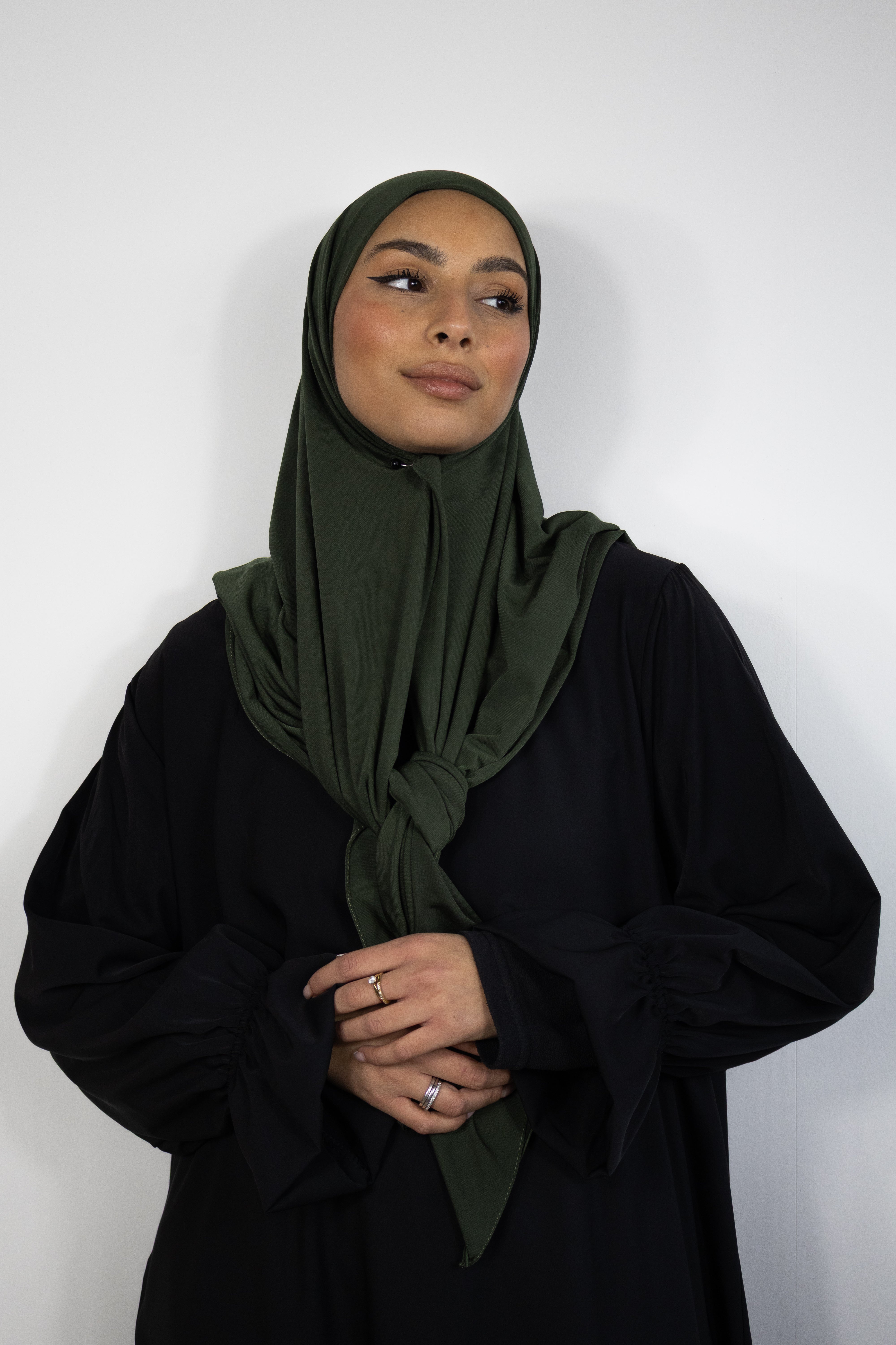 Hijab jersey premium 120x120cm - Army