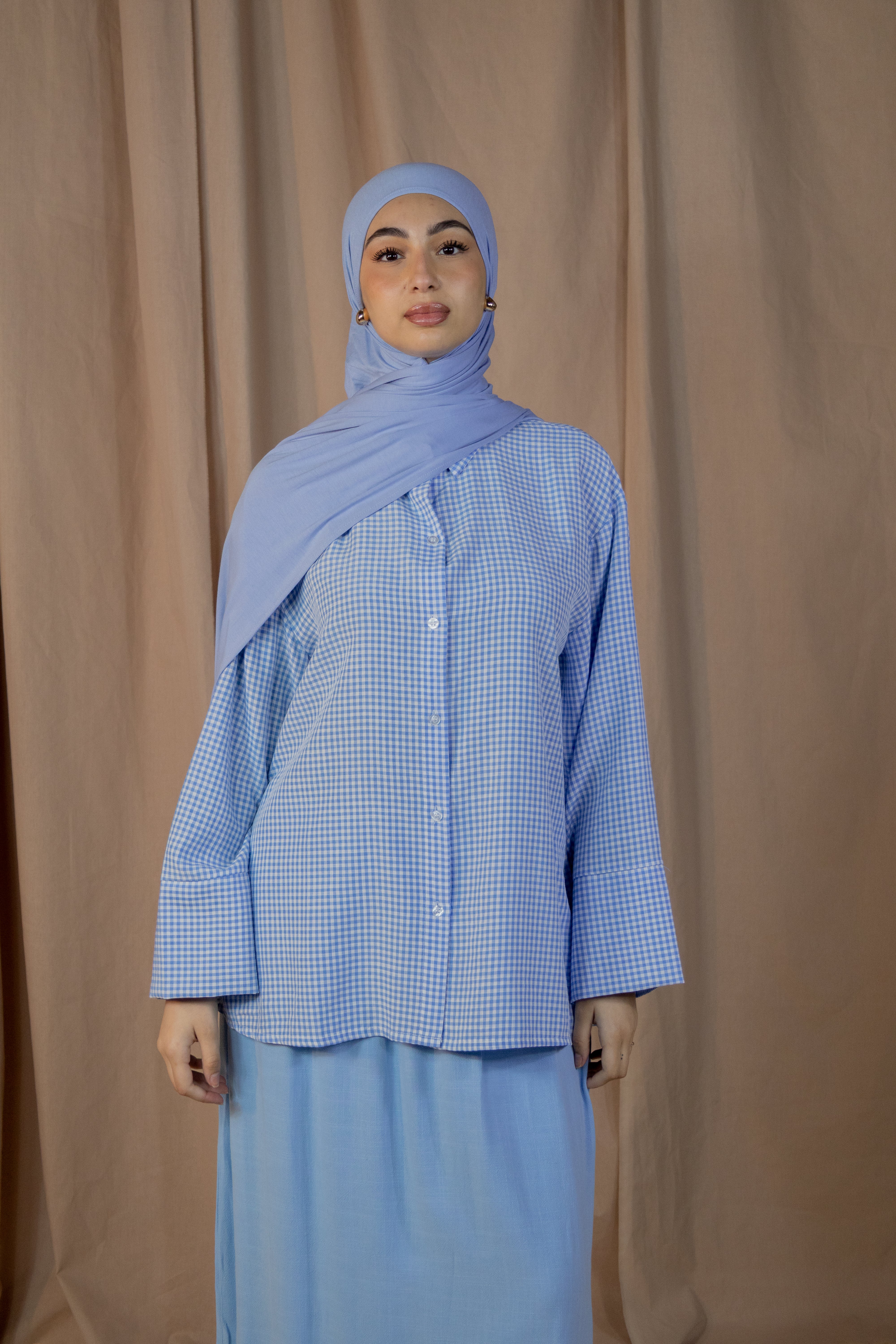 Chemise vichy - Bleu