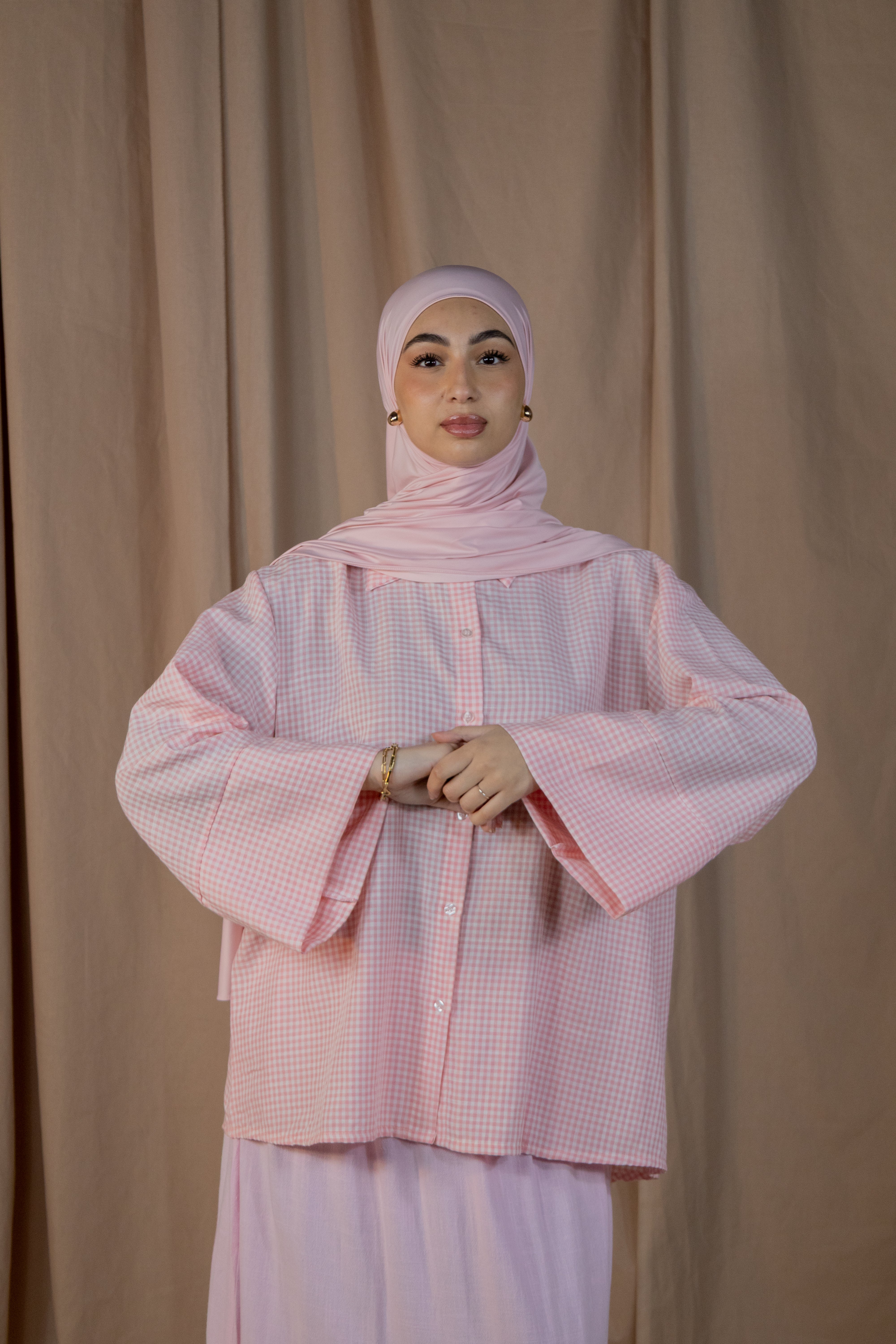 Chemise vichy - Rose