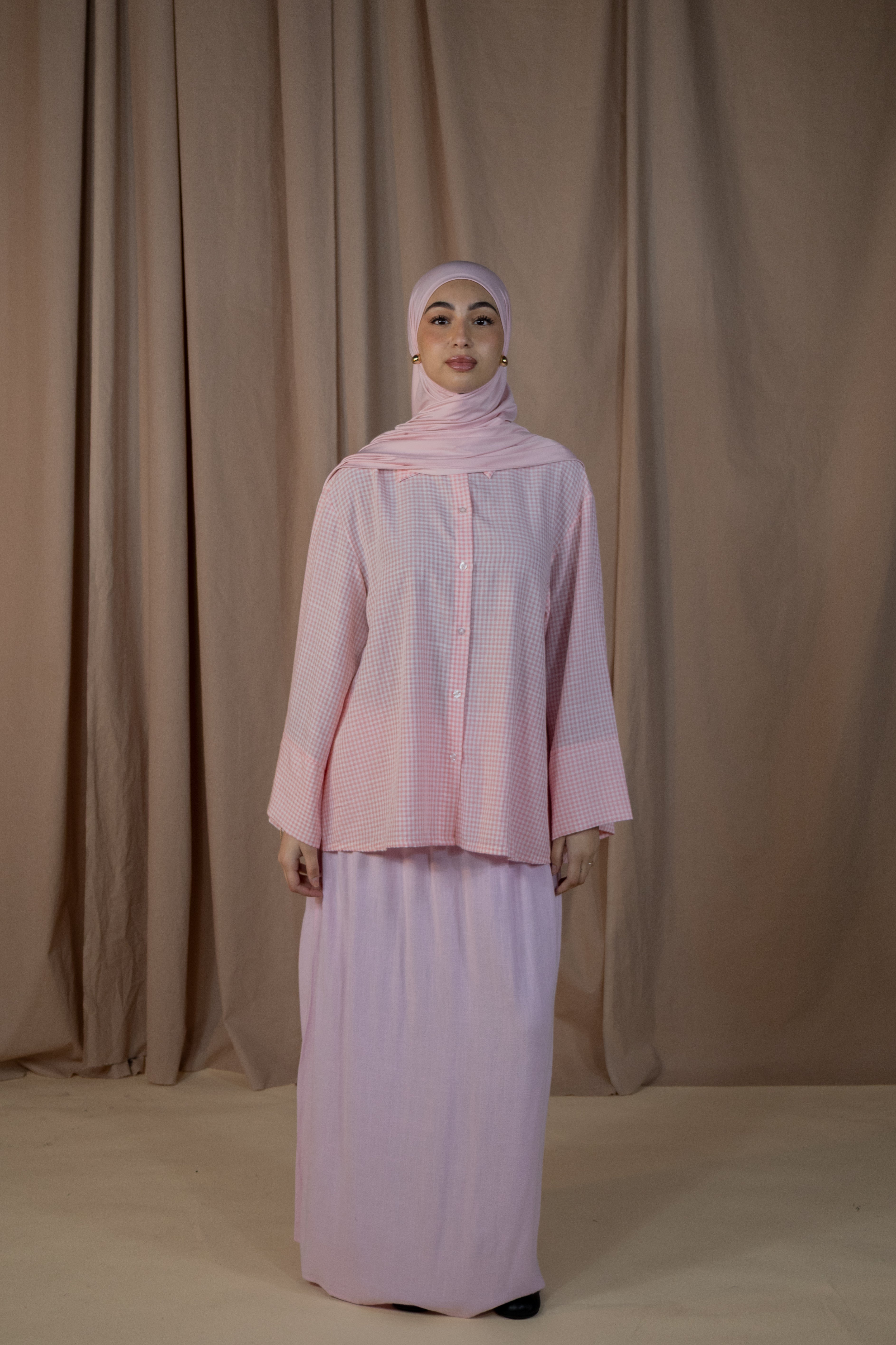 Chemise vichy - Rose
