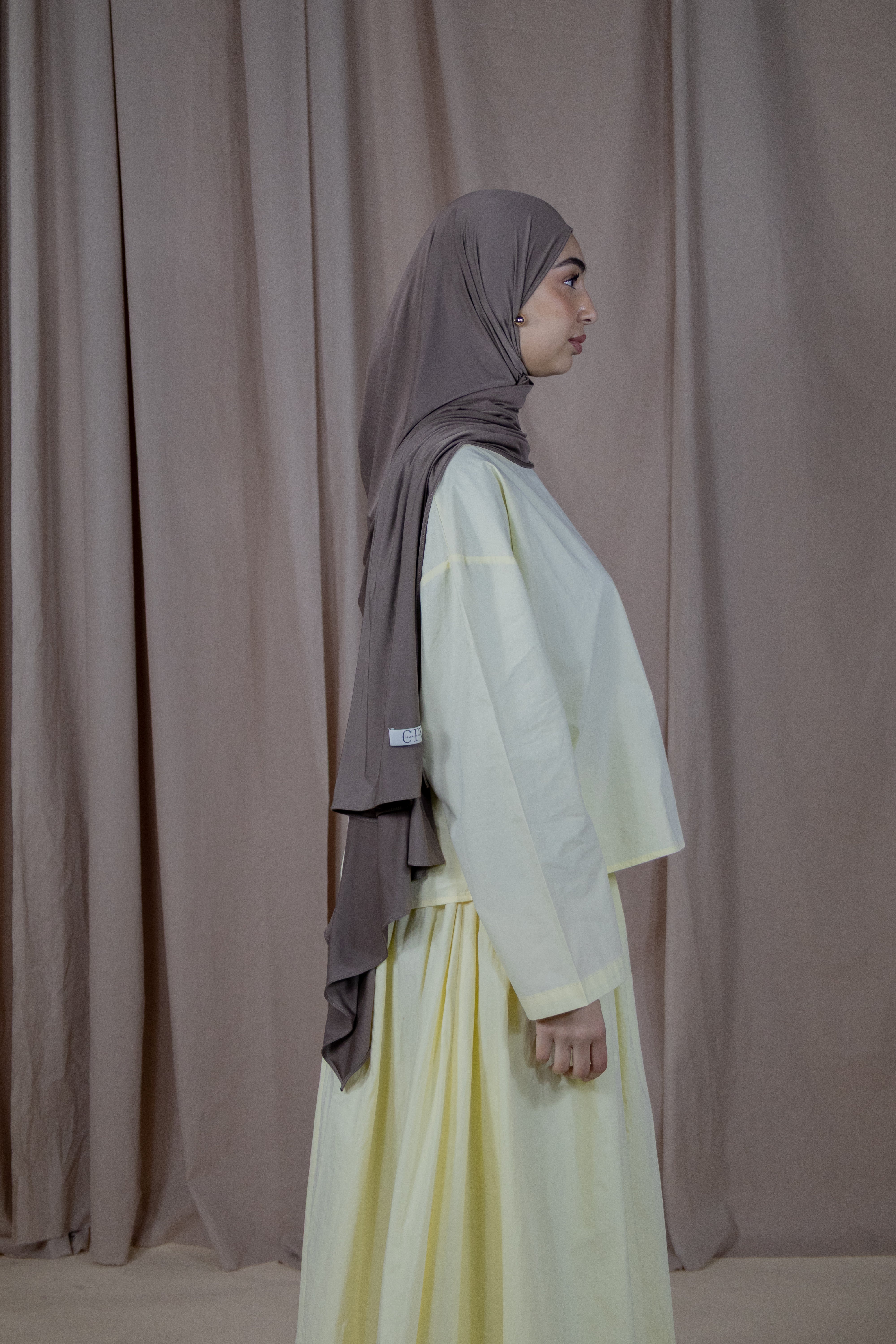 Haut court coton - Jaune