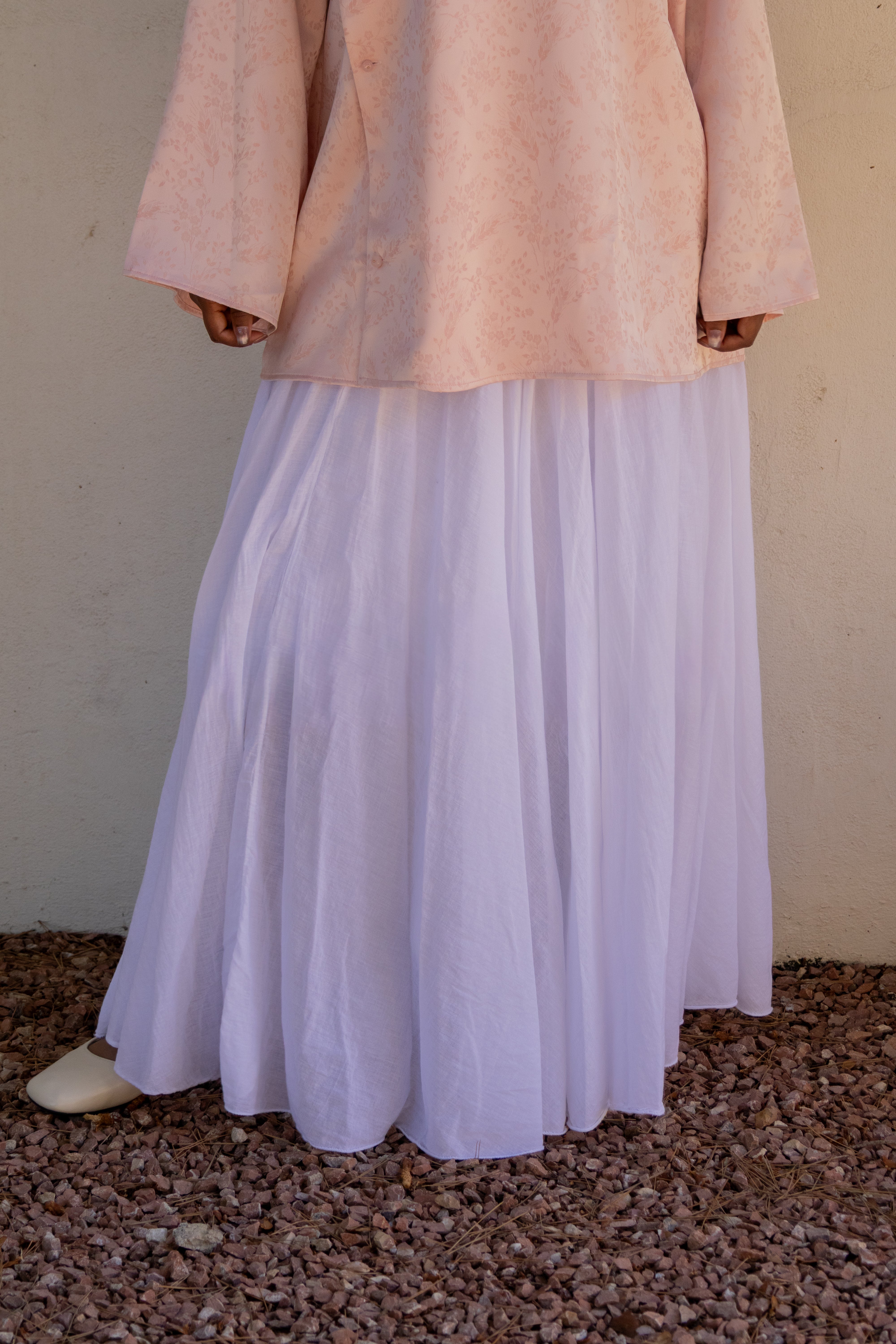 Jupe fluide - Blanc