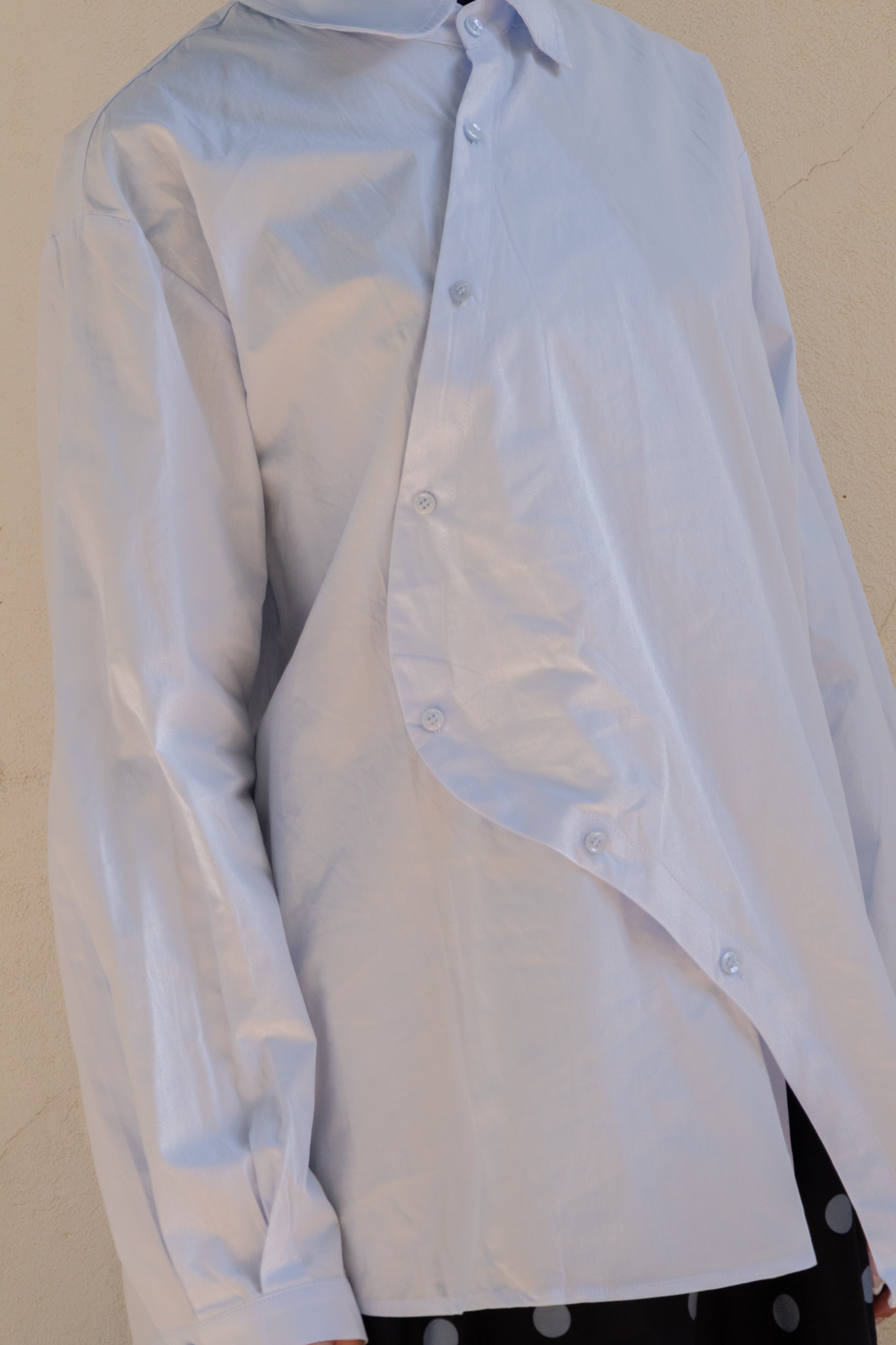Chemise asymétrique - Bleu
