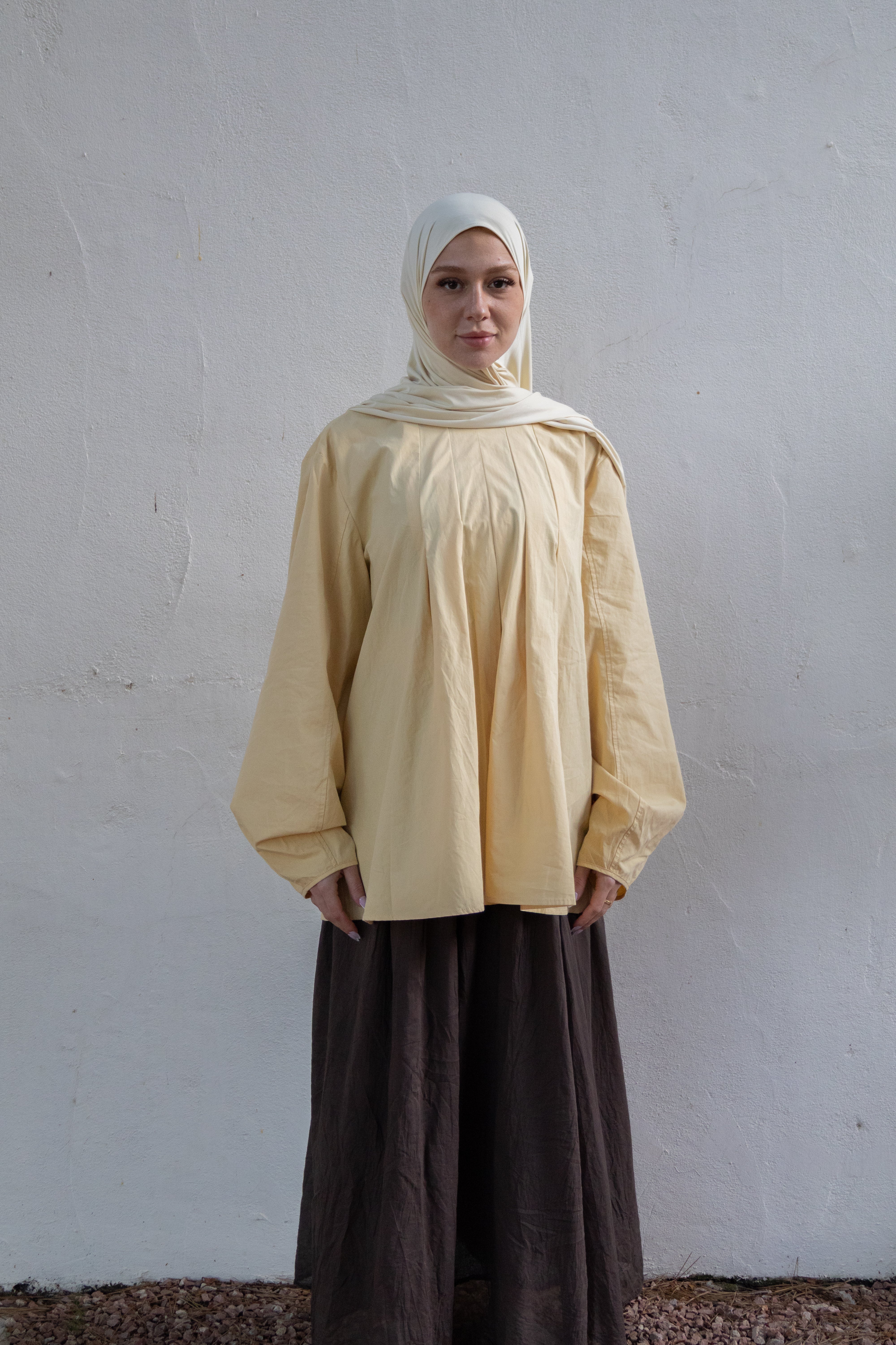 Blouse volumineuse - Beurre