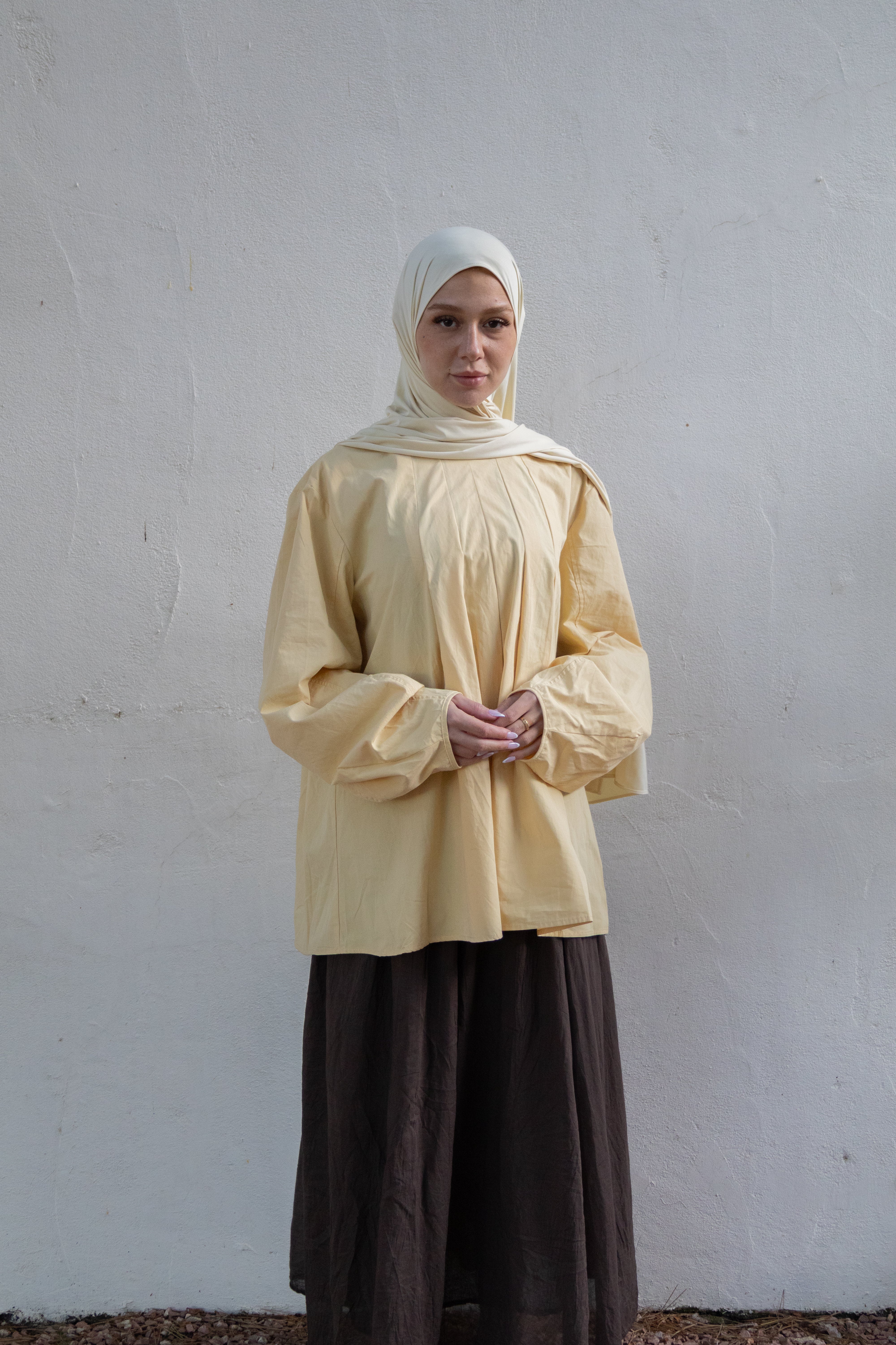 Blouse volumineuse - Beurre