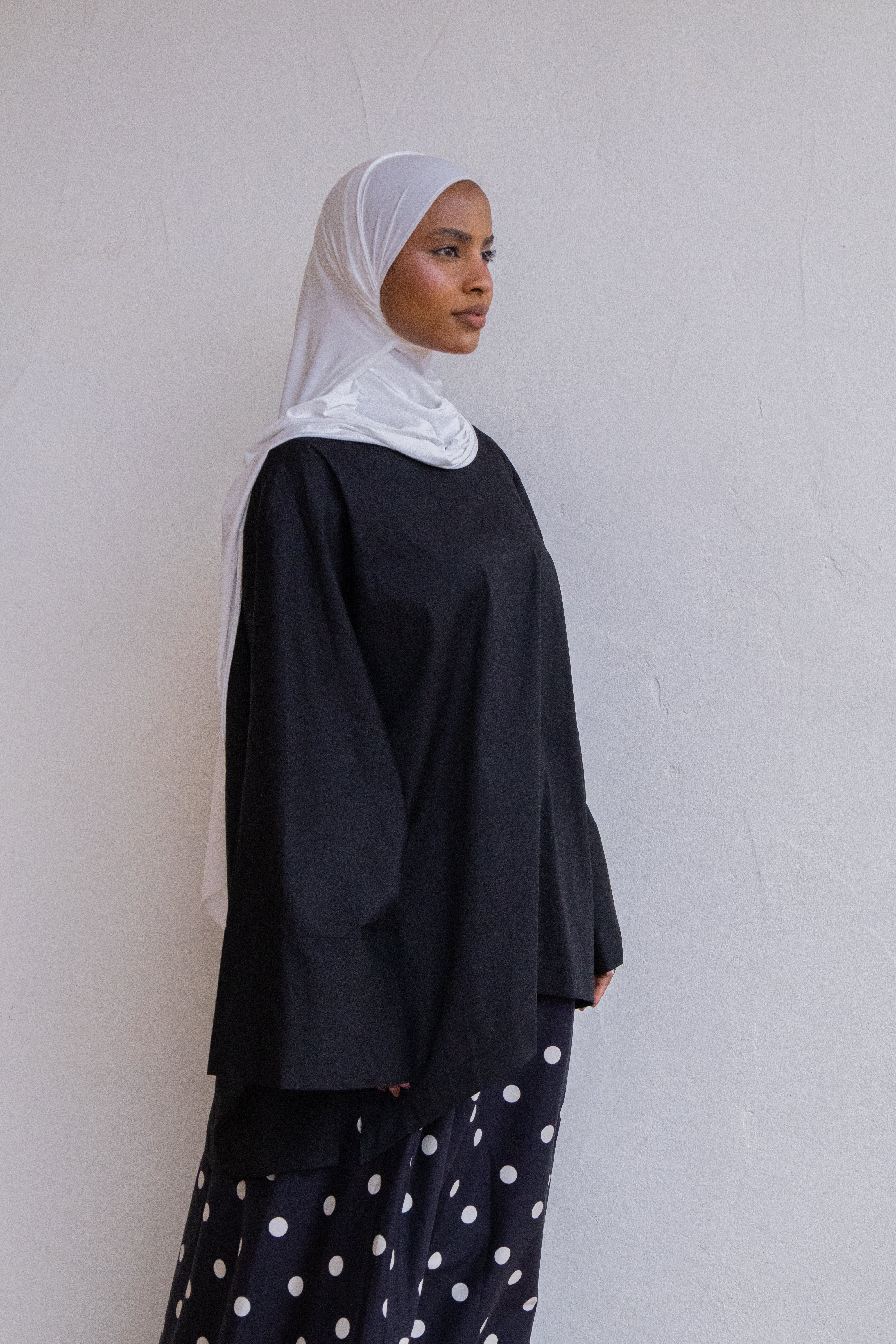 Haut NARA coton - Noir