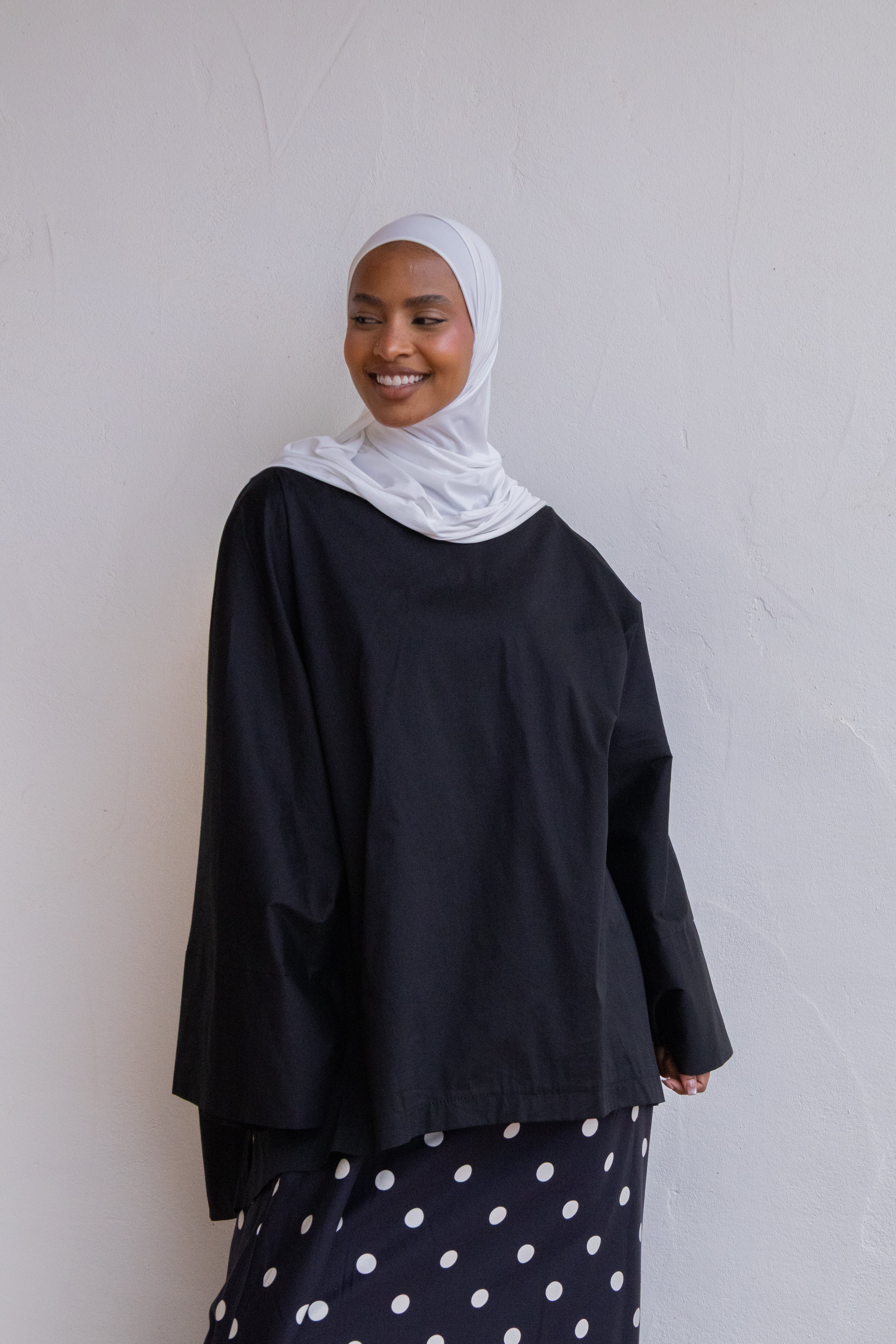 Haut NARA coton - Noir