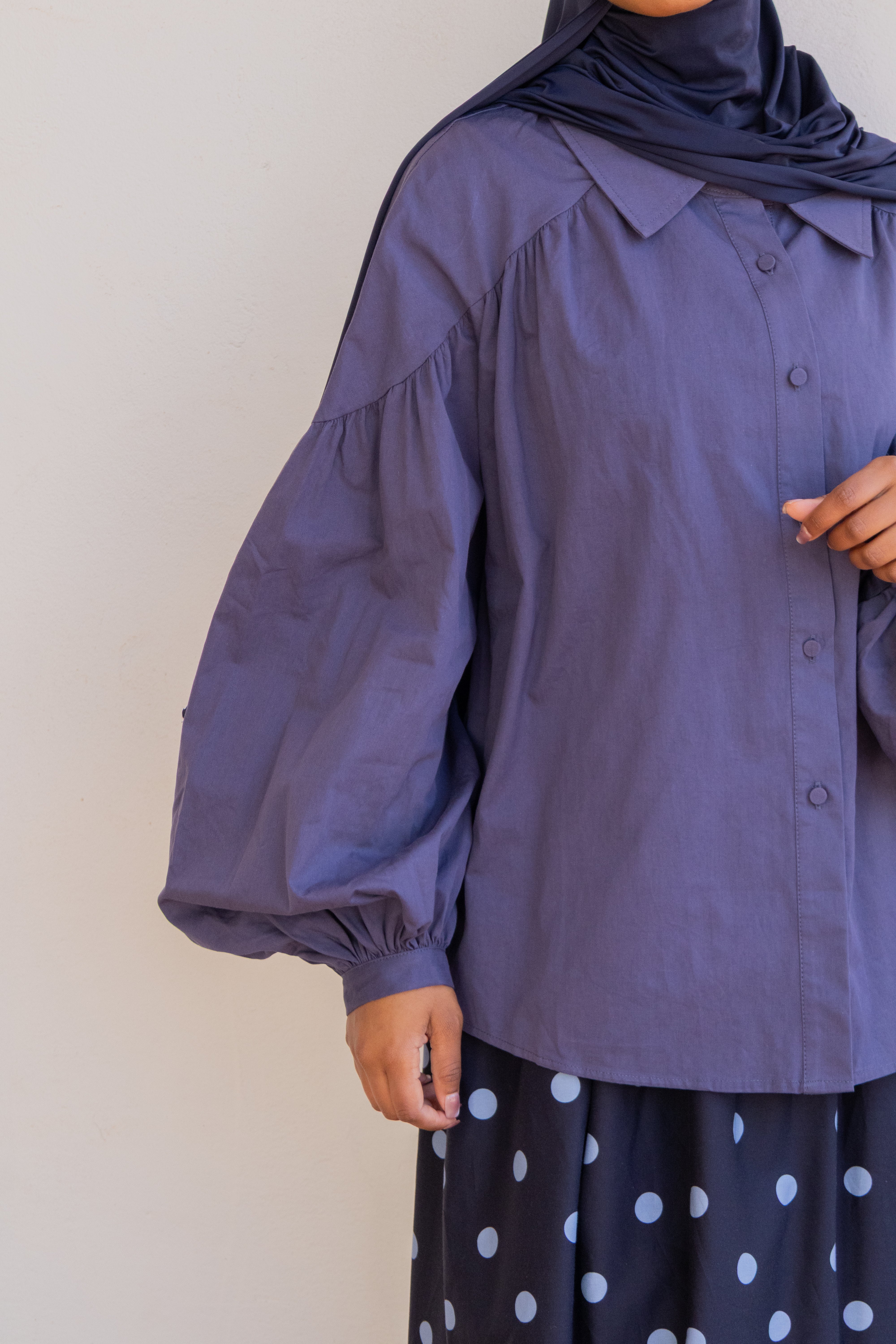 Chemise bonbon - Bleu