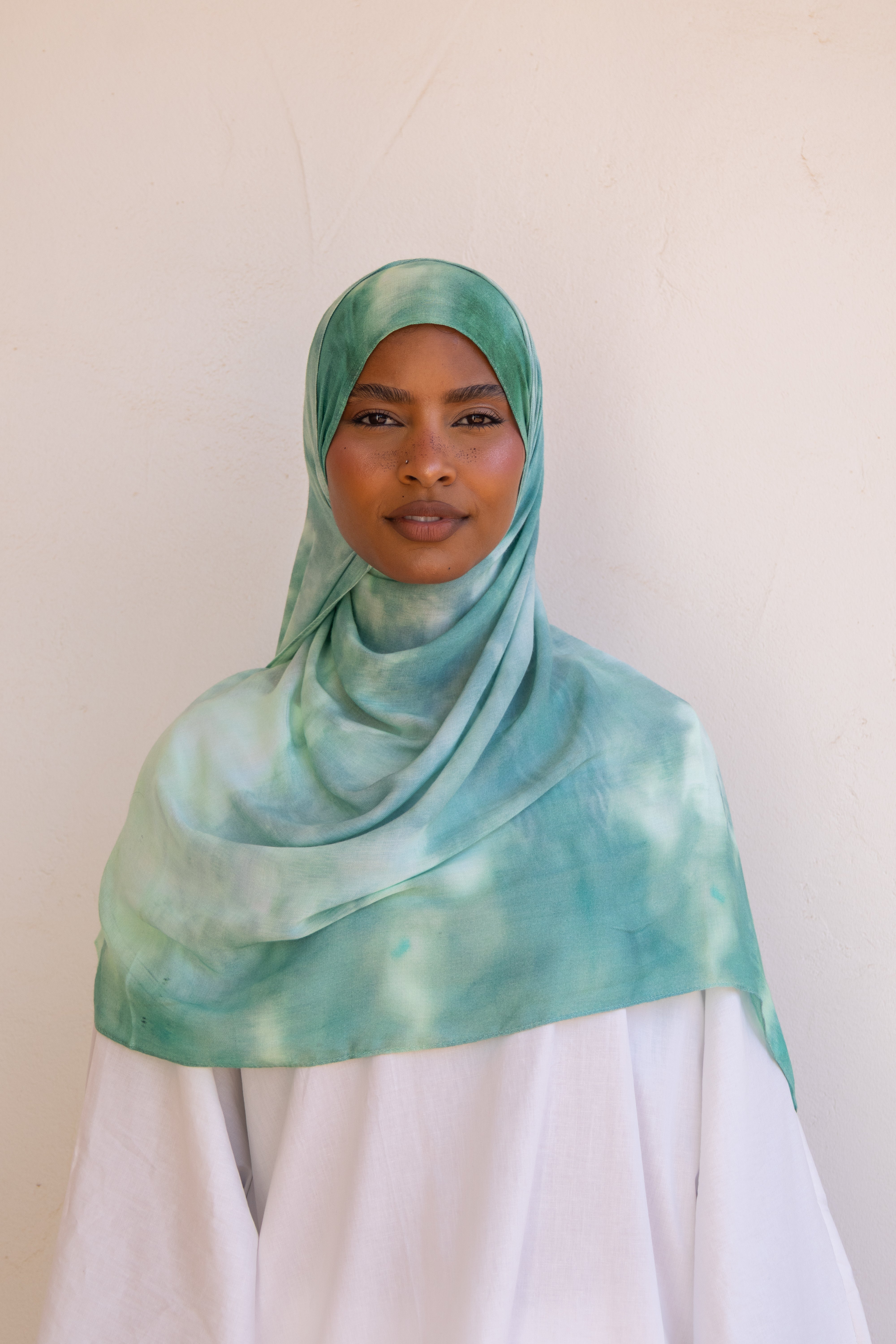 Hijab modal imprimé - Mint