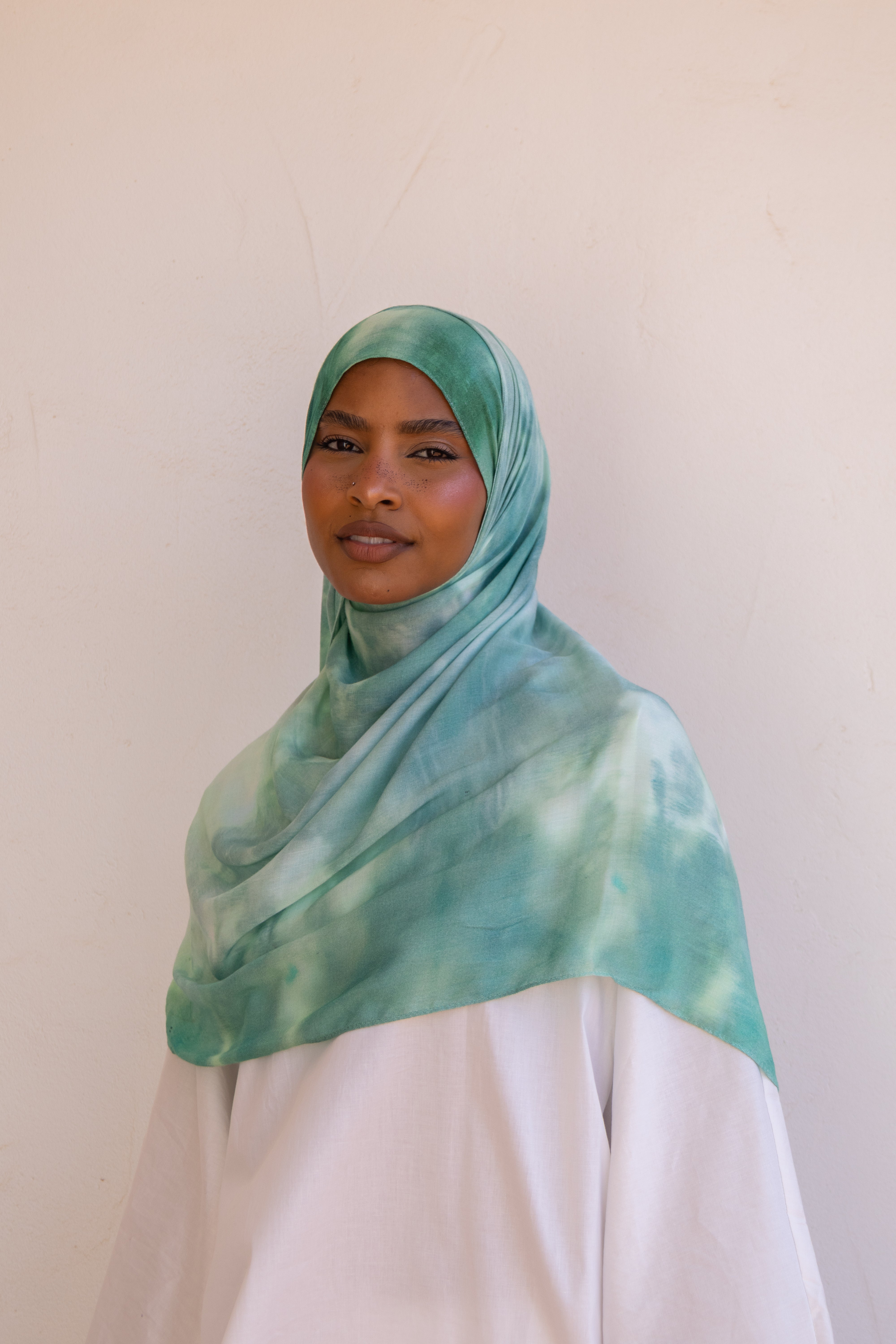 Hijab modal imprimé - Mint