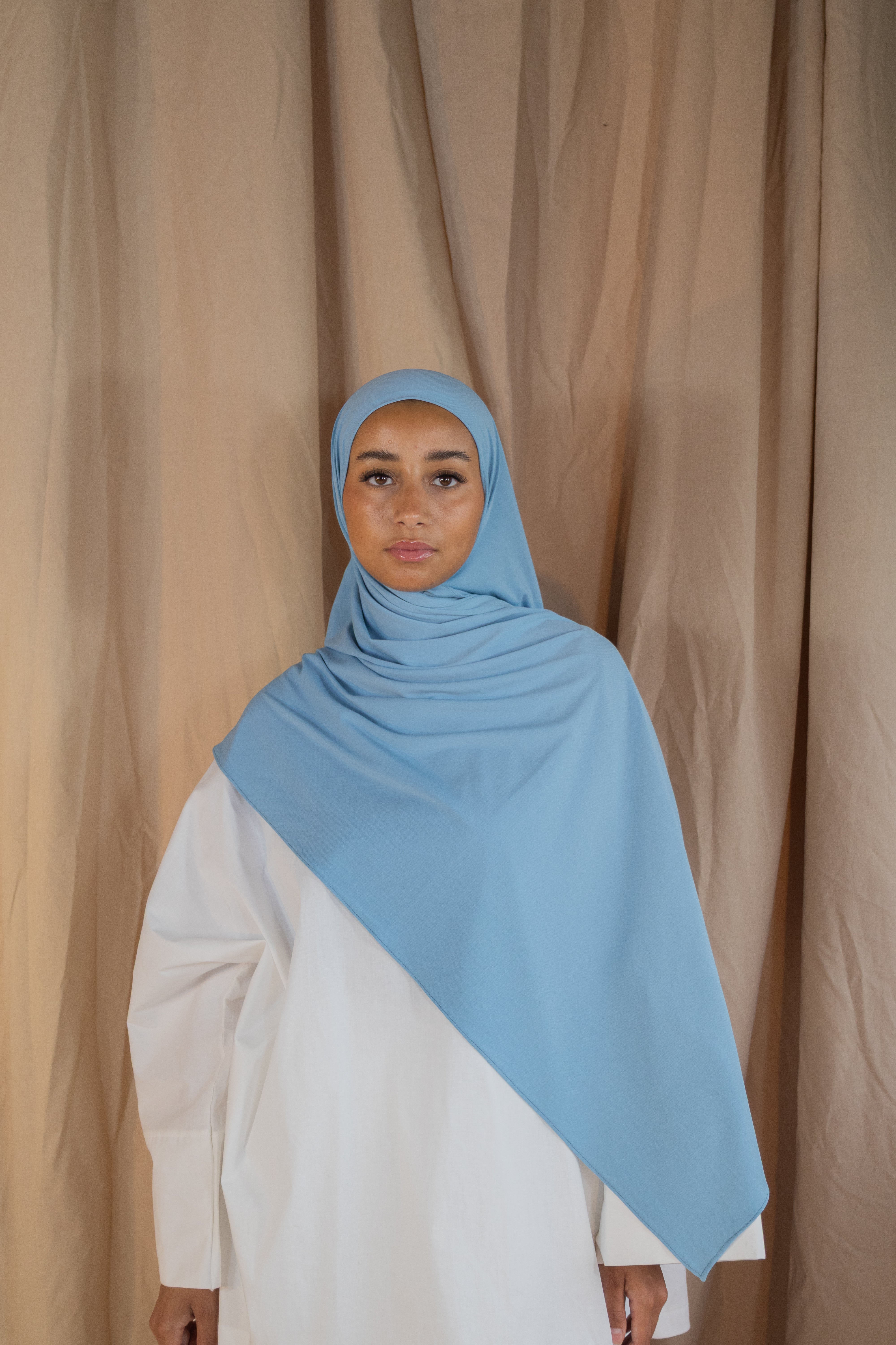 Hijab en jersey premium - Denim