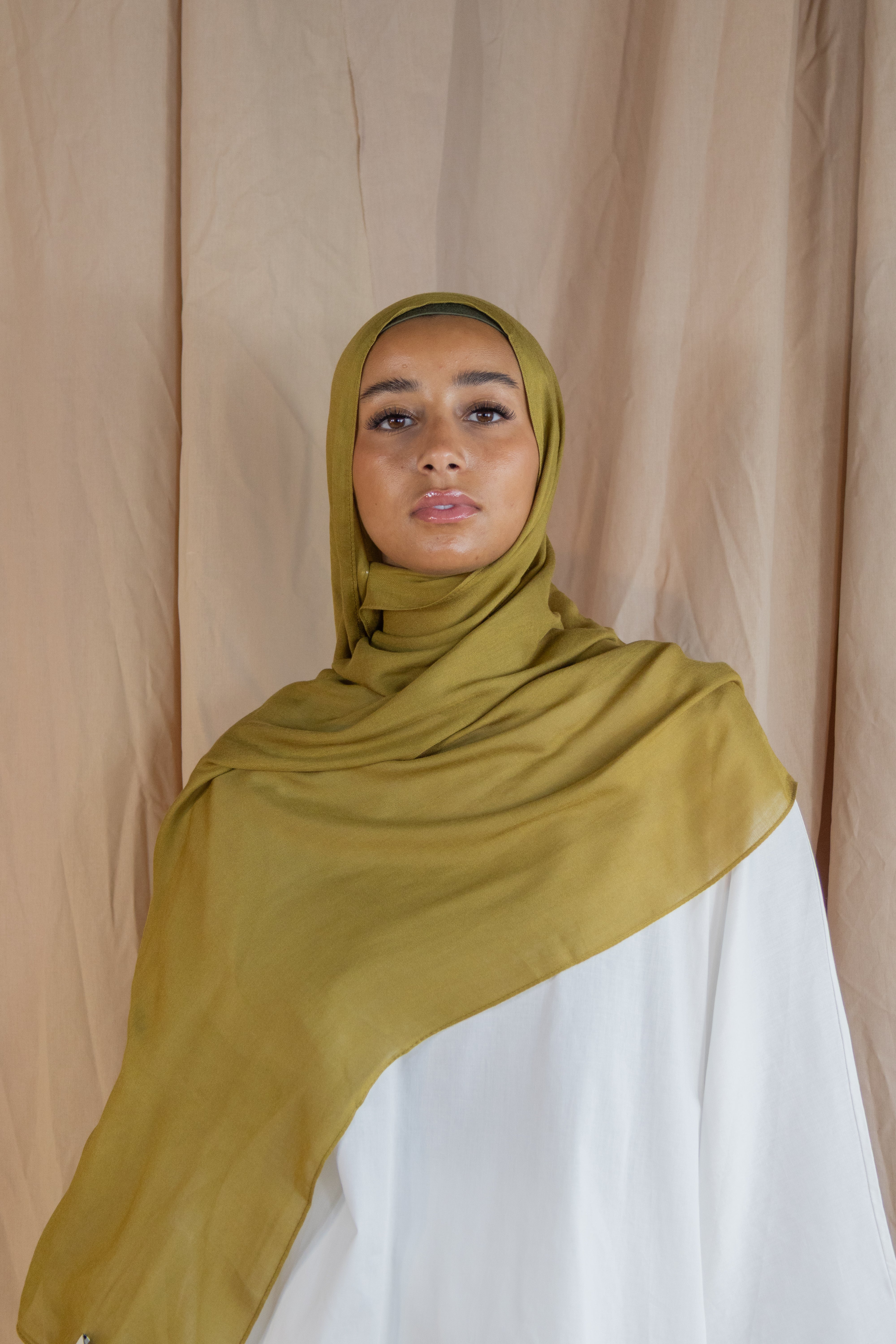 Hijab en modal - Olive
