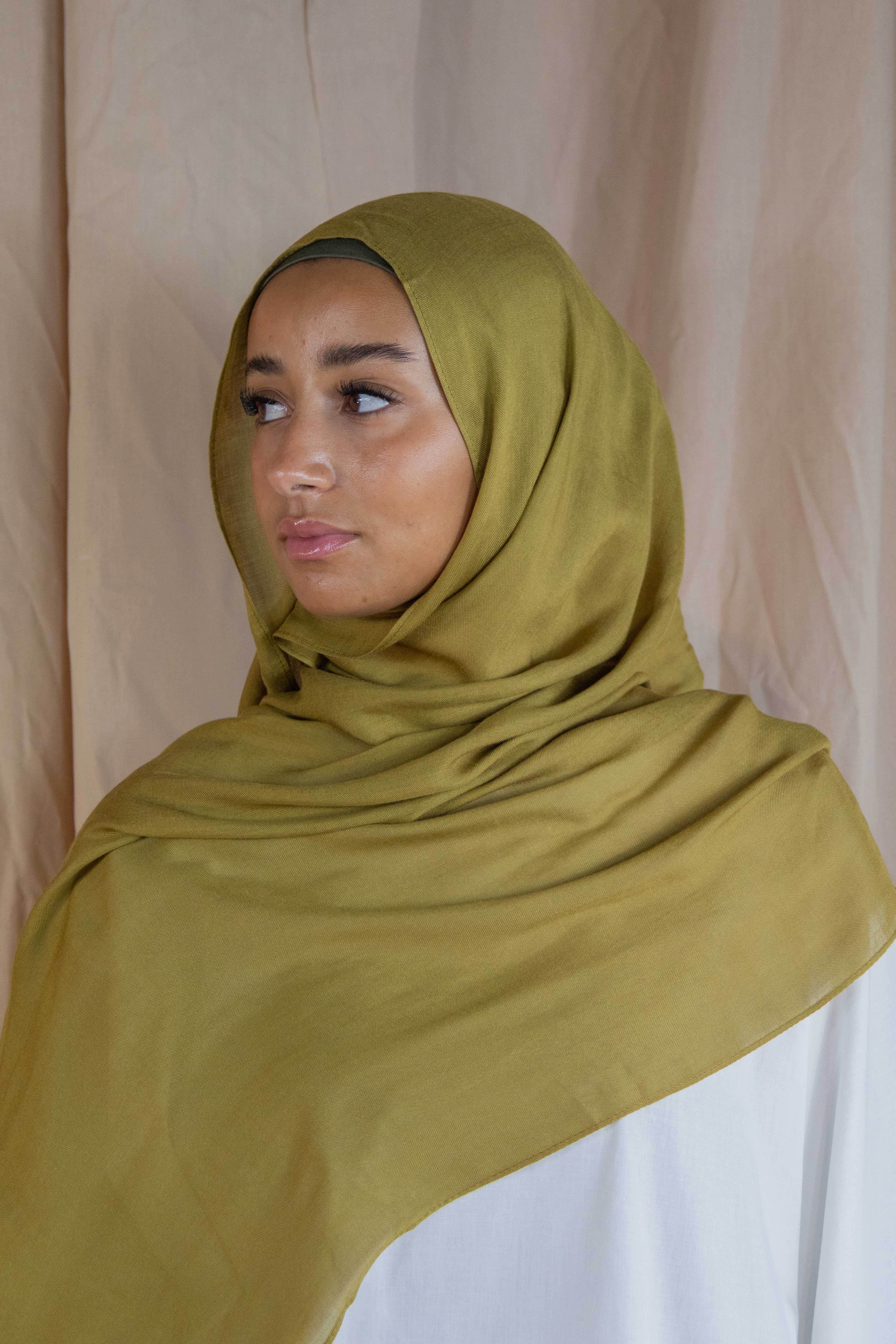 Hijab en modal - Olive