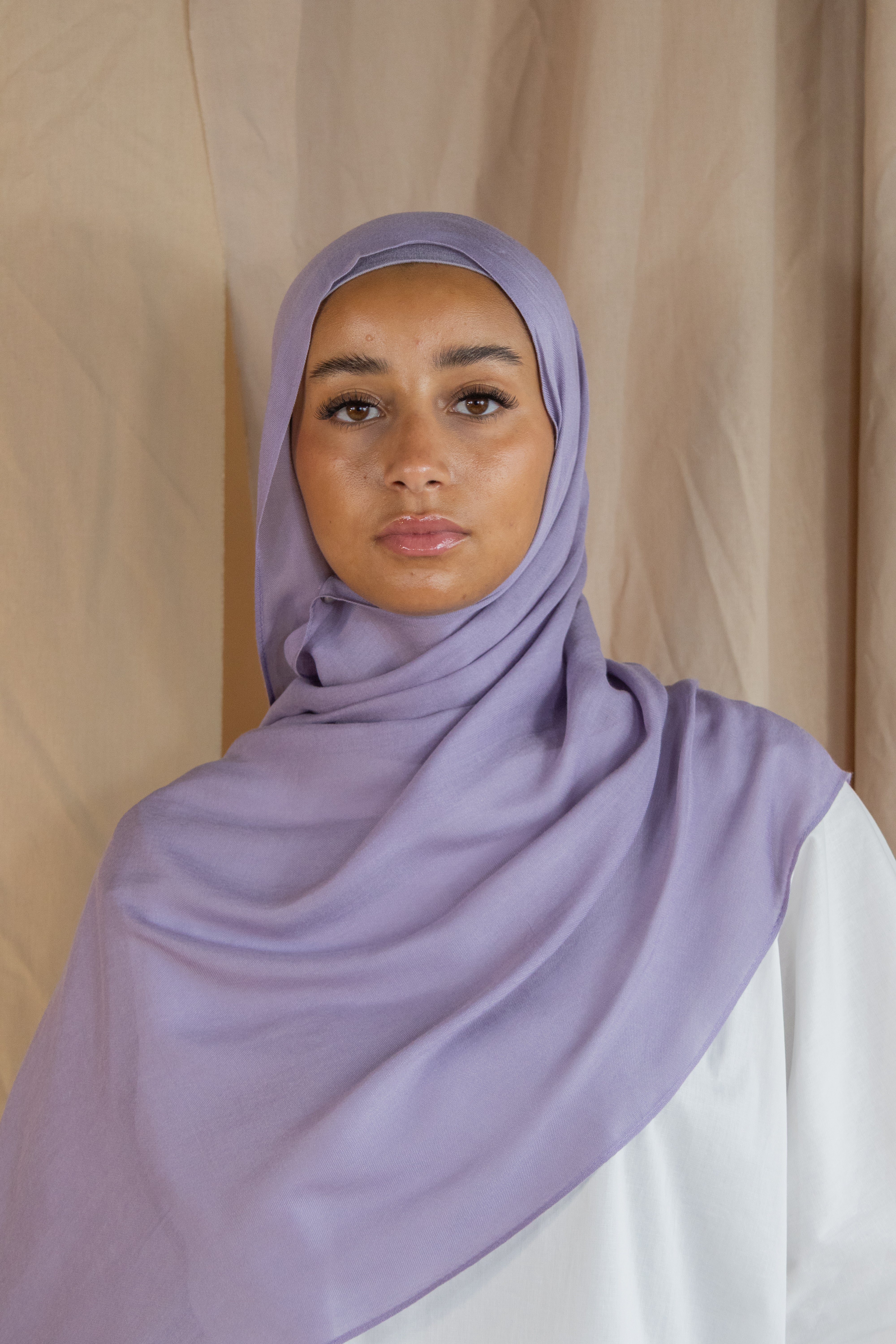 Hijab en modal - Lila