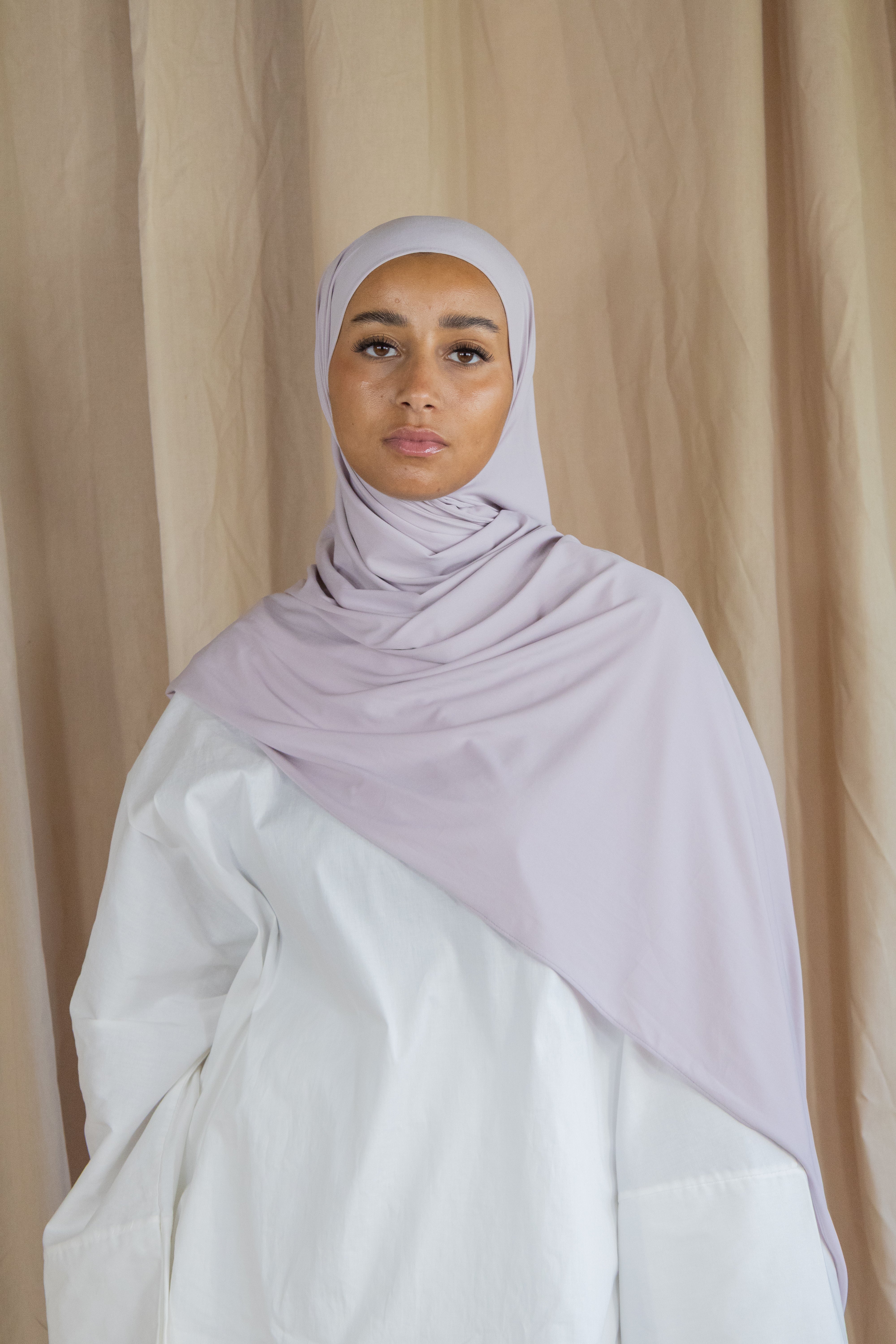 Hijab en jersey premium - Lilac