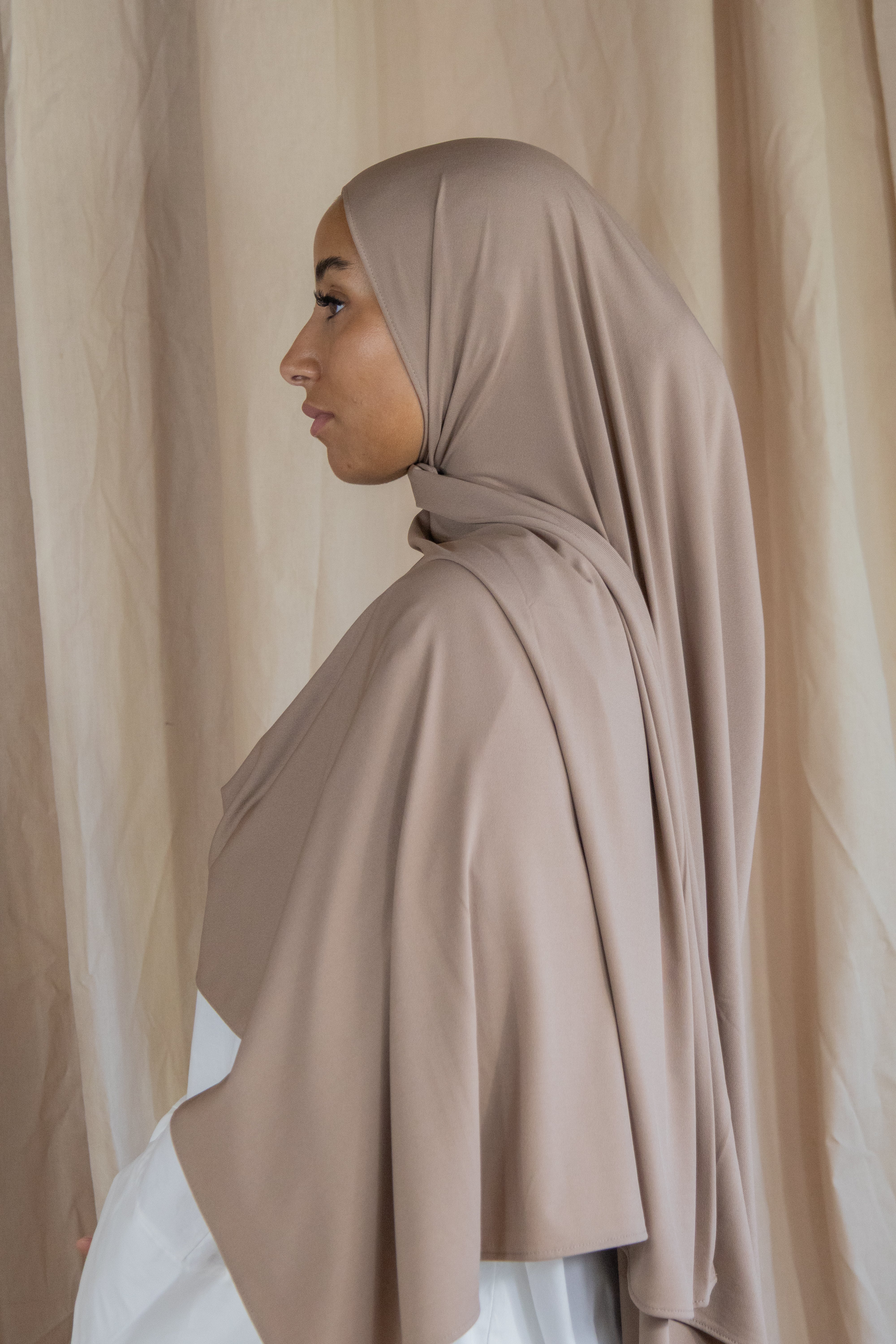Premium Jersey Hijab - Graphite