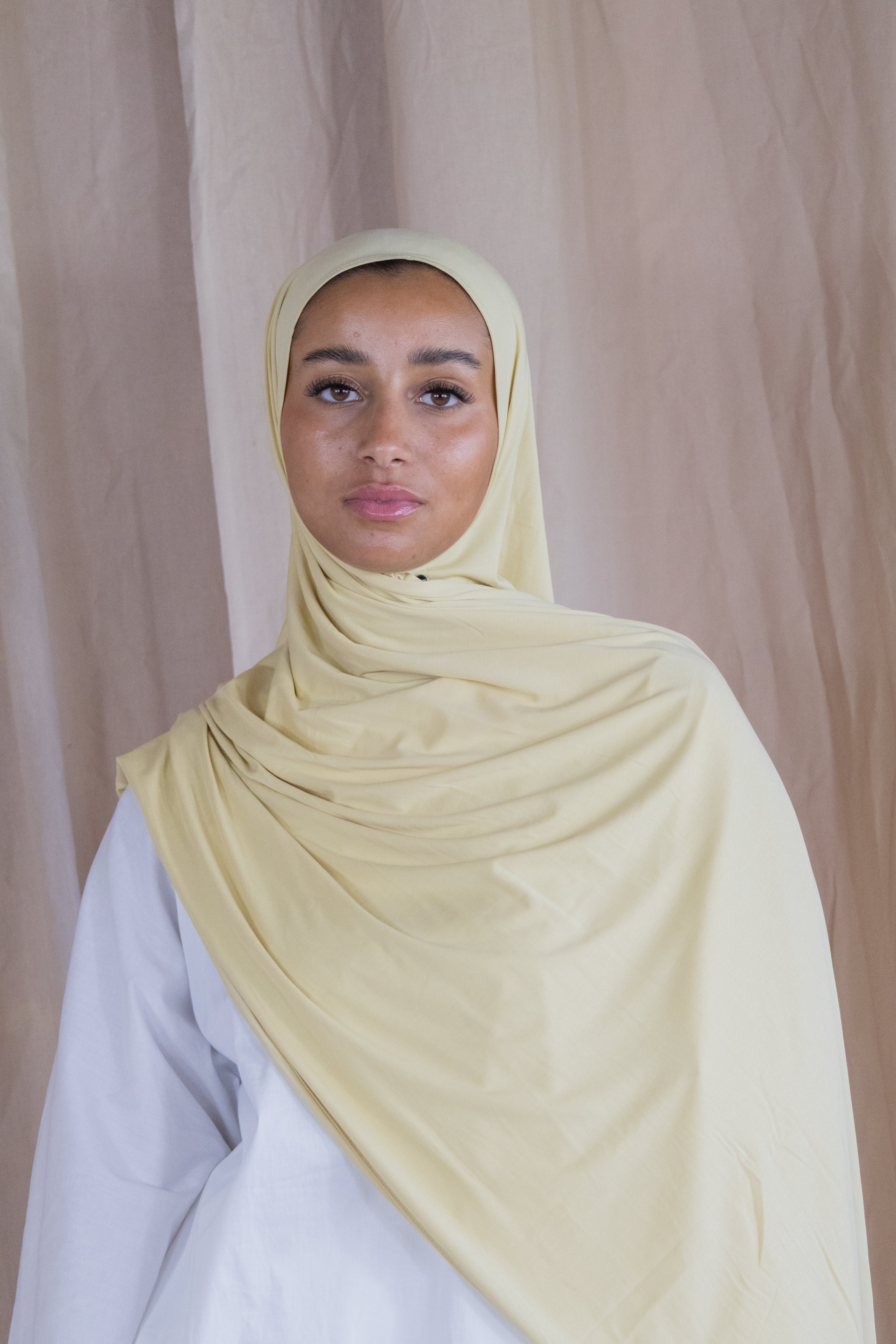 Breathable jersey hijab - Onyx