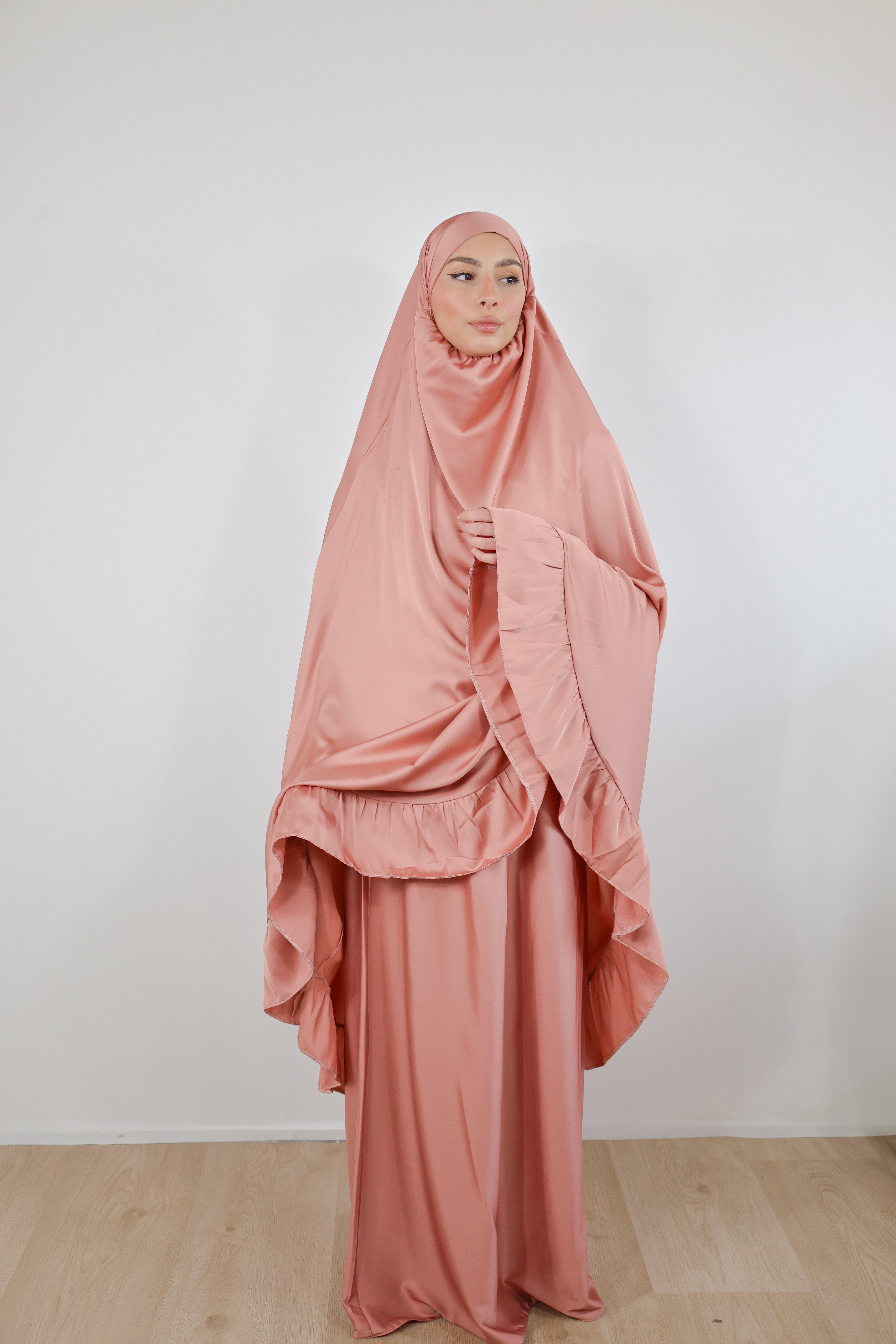 Ensemble de prière satiné - Rose gold