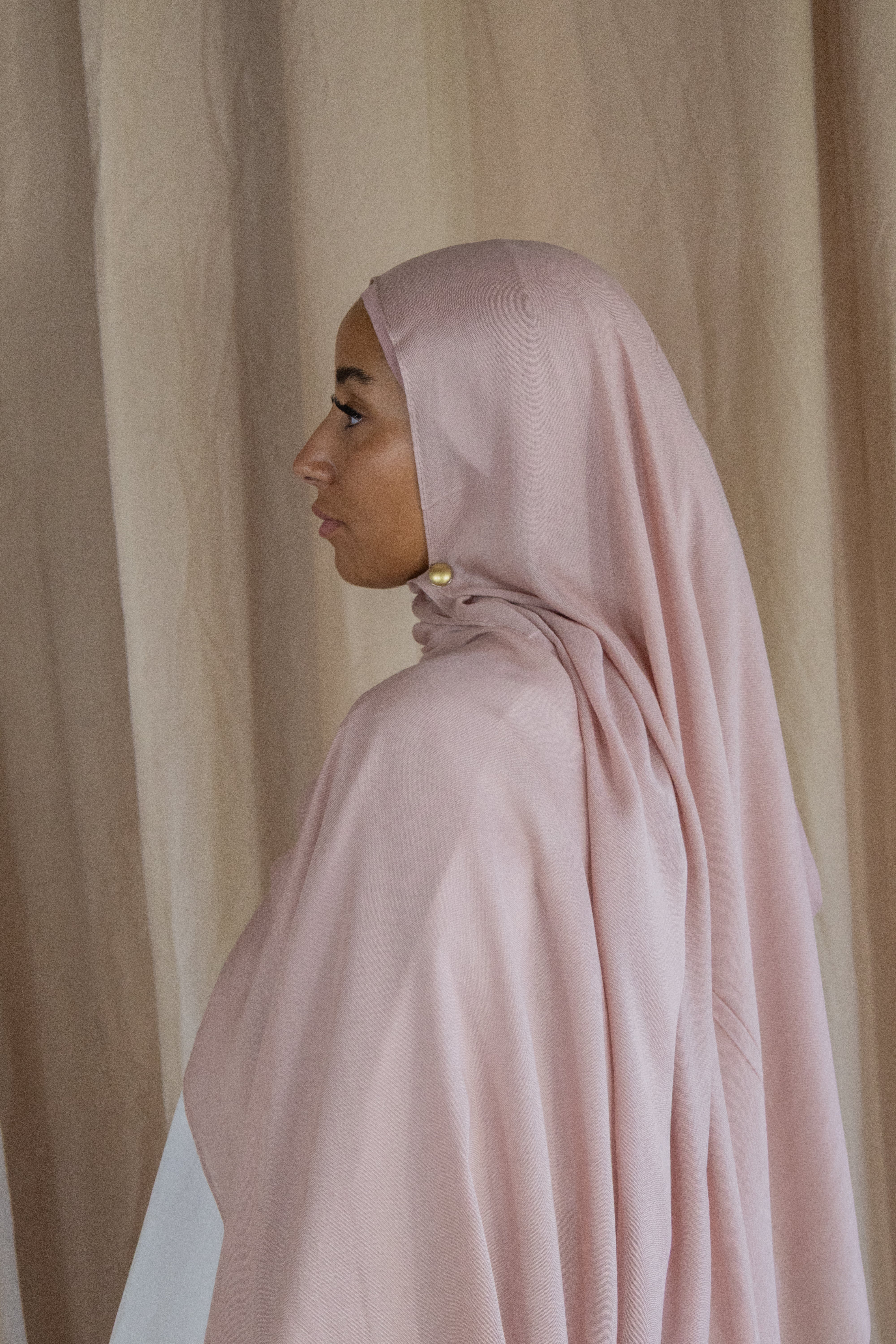 Hijab en modal - Blush