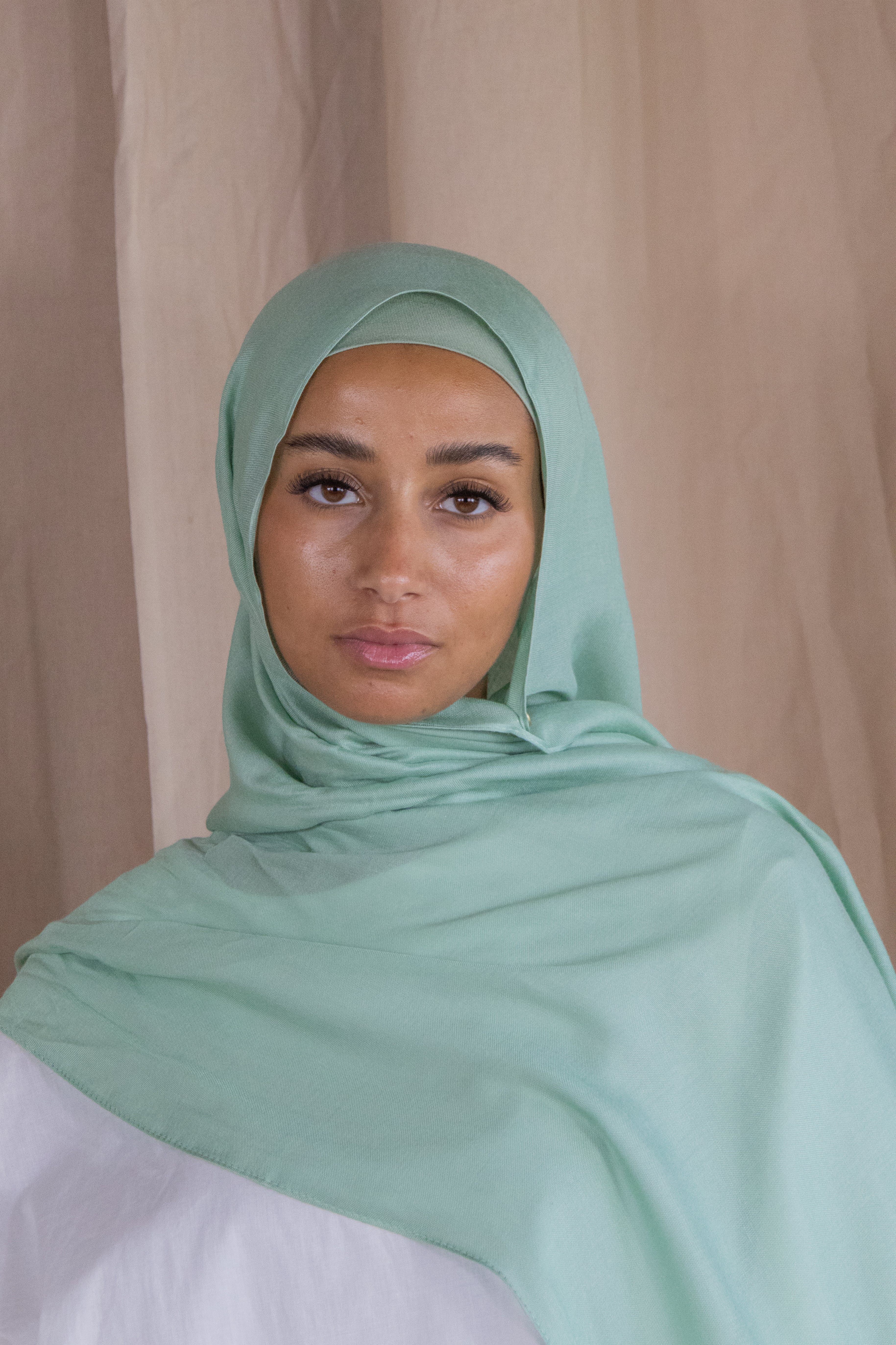Hijab en modal - Sage
